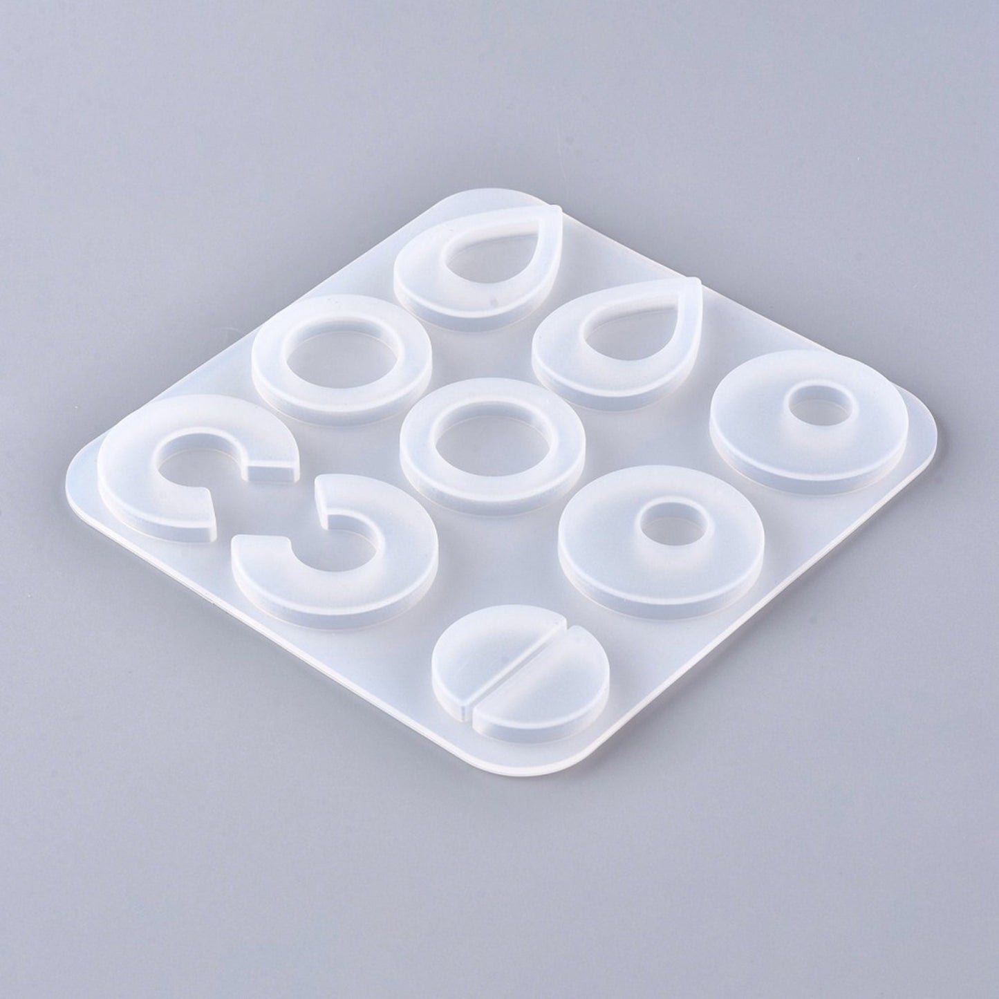 Round Shape Statement Earring Silicone Mould, Retro Earring Epoxy Resin Pendant Mold, Drop Jewellery Polymer Clay Tool, UV Resin Mold