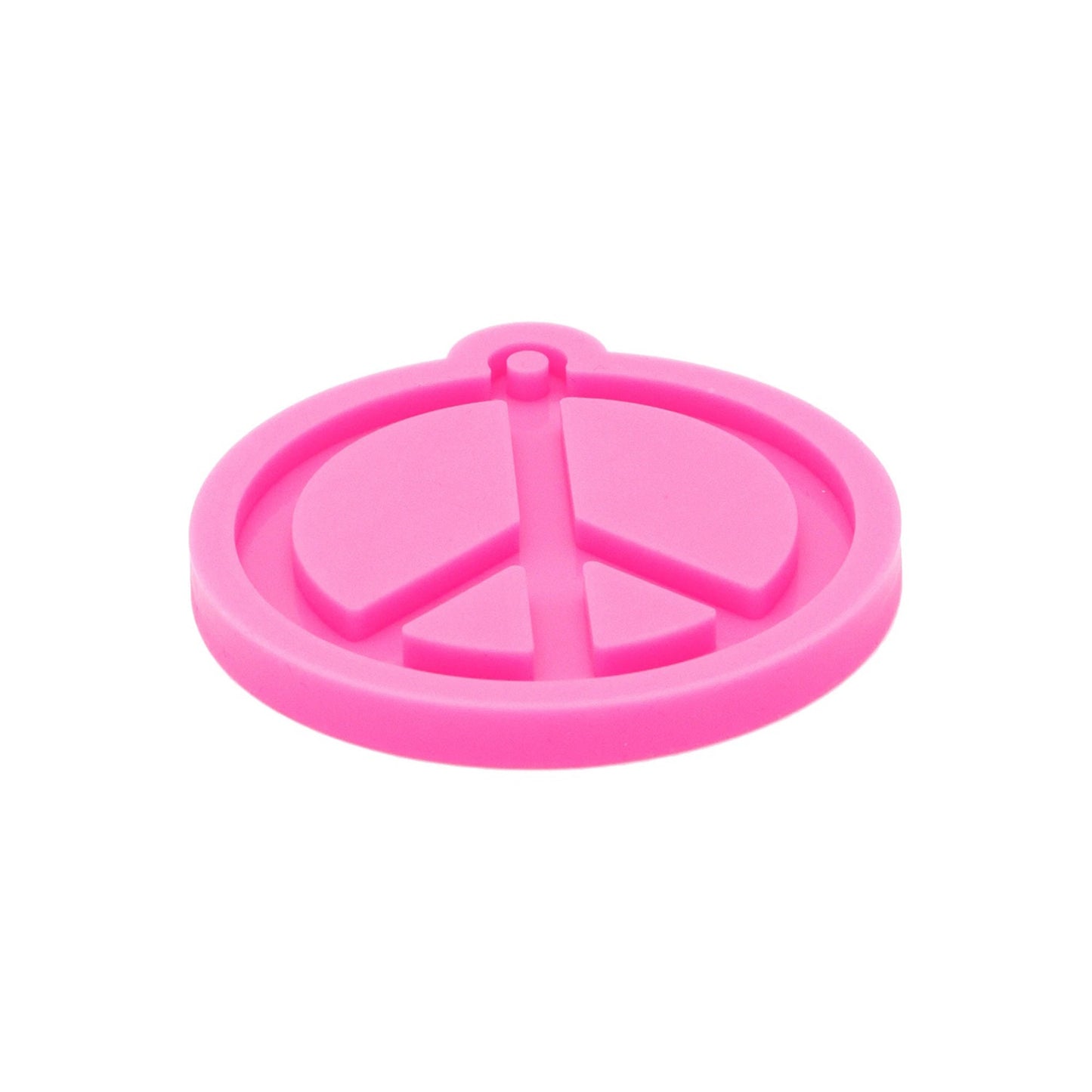 Peace Sign Silicone Mould for Keychain, Peace Epoxy Resing Pendant Mold, Handmade Charms Silicone Molds Keychains Mould Jewelry Mold