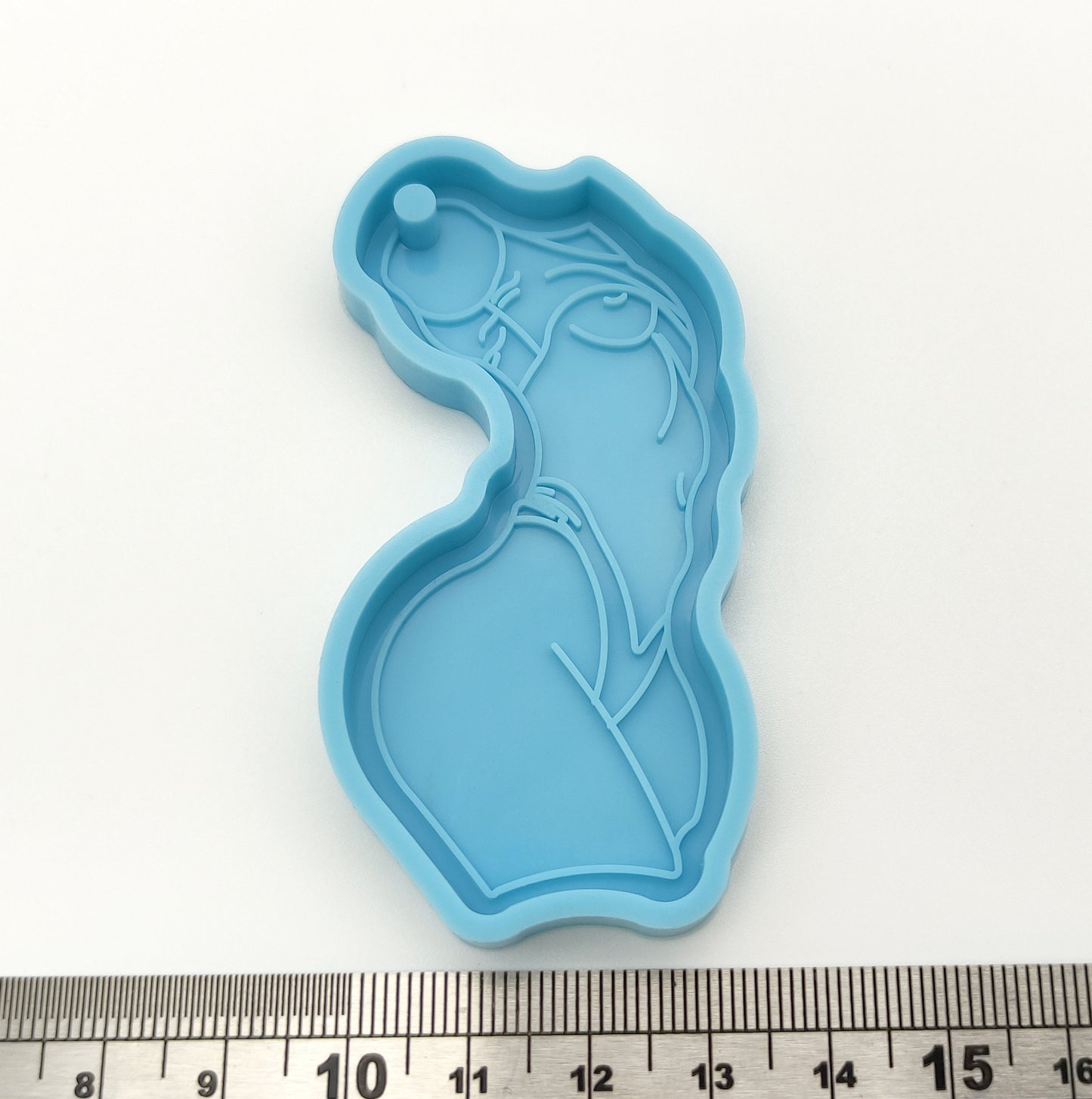 Goddess Keychain Silicone Mold, Sexy Female Body Epoxy Resin Pendant Mold, Woman Jewellery Mould, Resin Supplies Mold, Body Positive Mould