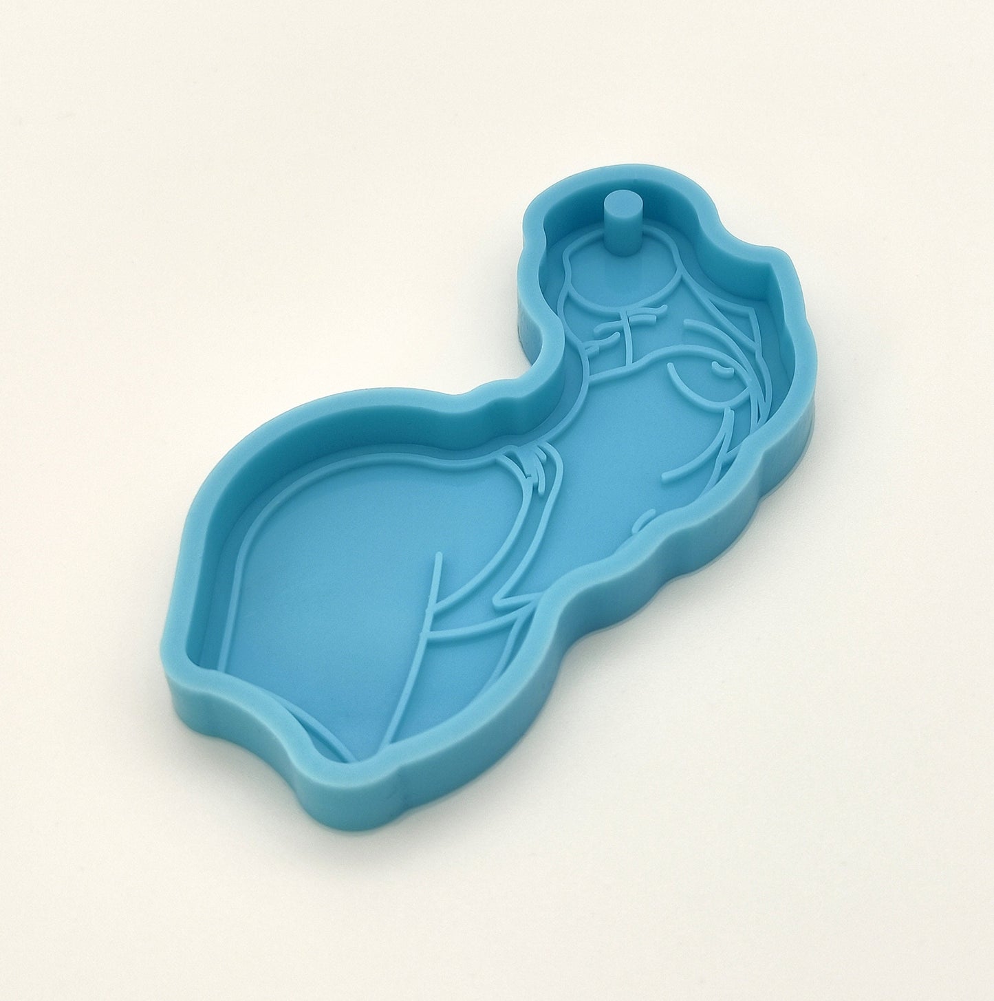 Goddess Keychain Silicone Mold, Sexy Female Body Epoxy Resin Pendant Mold, Woman Jewellery Mould, Resin Supplies Mold, Body Positive Mould