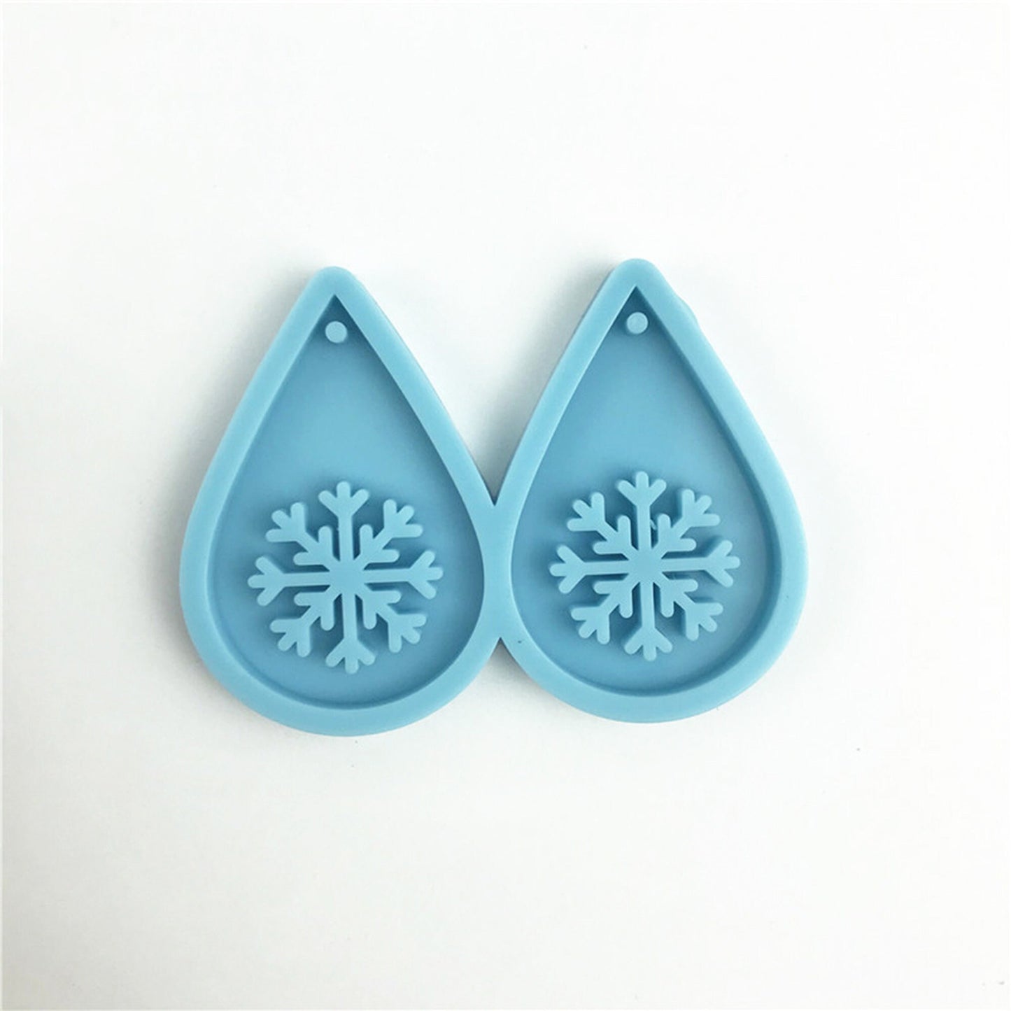 Snowflake Earring Silicone Mold, Snowflake Epoxy Resin Earring Mold, Christmas Jewellery Mould, Snowflake Winter Mold, Resin Supplies