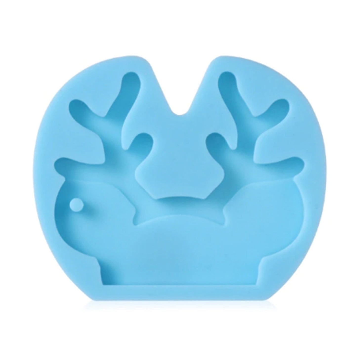 Reindeer Christmas Tree Decorations Silicone Mould, Epoxy Resin Mold, Christma Mold, Raindeer Craft Mold, Polymer Clay Mold, Christmas Mould