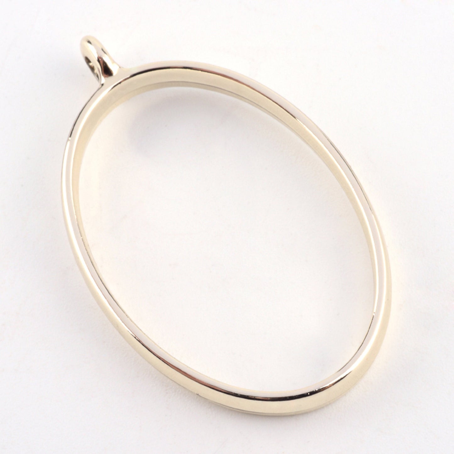10 pcs Open Back Oval Resin Bezel Jewellery pendant