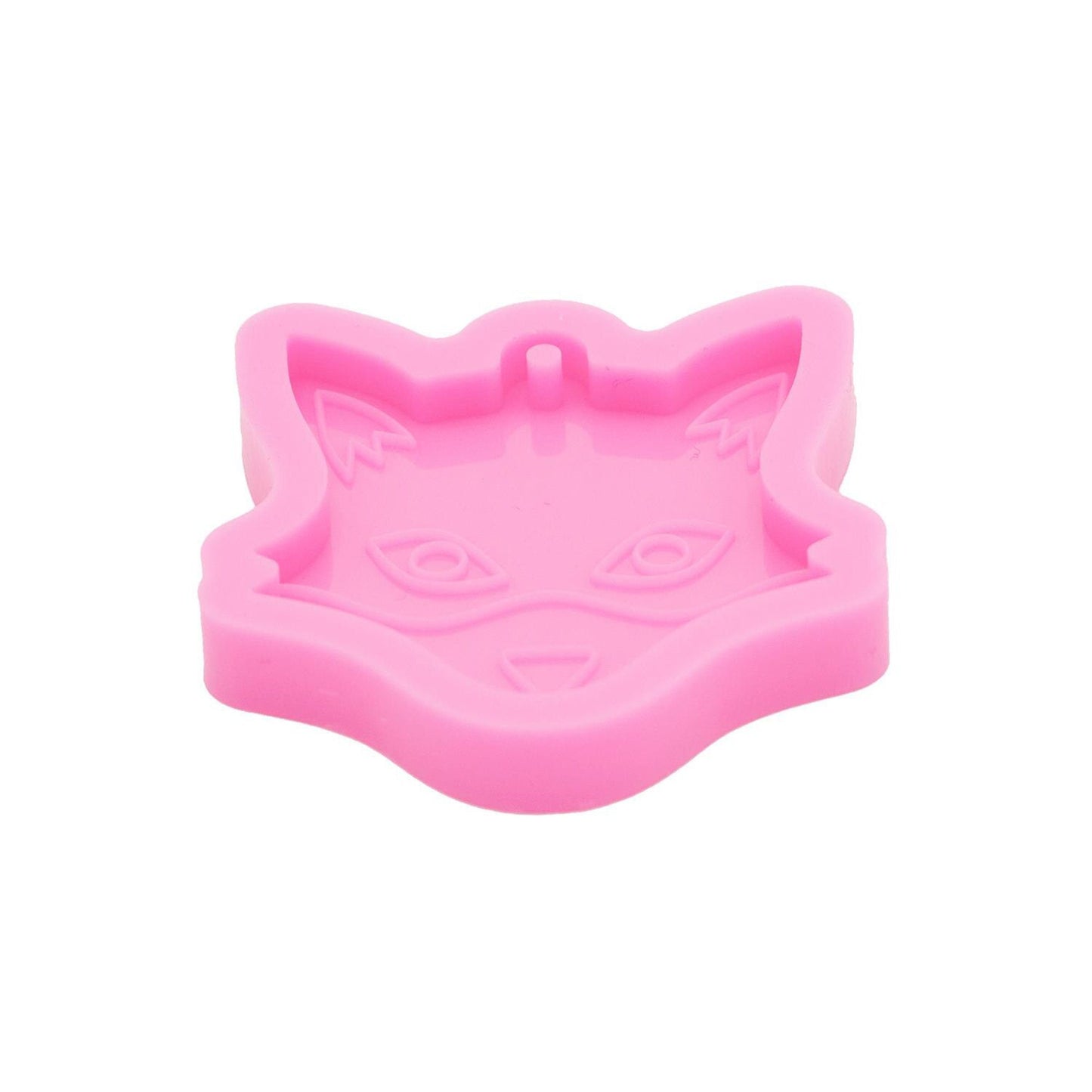 Small Fox Head Keychain Silicone Mould, Fox Face Epoxy Resin Pendant Mold, Craft Mold, Fox Pendant Mold, Pug DIY Mold, Resin Supplies