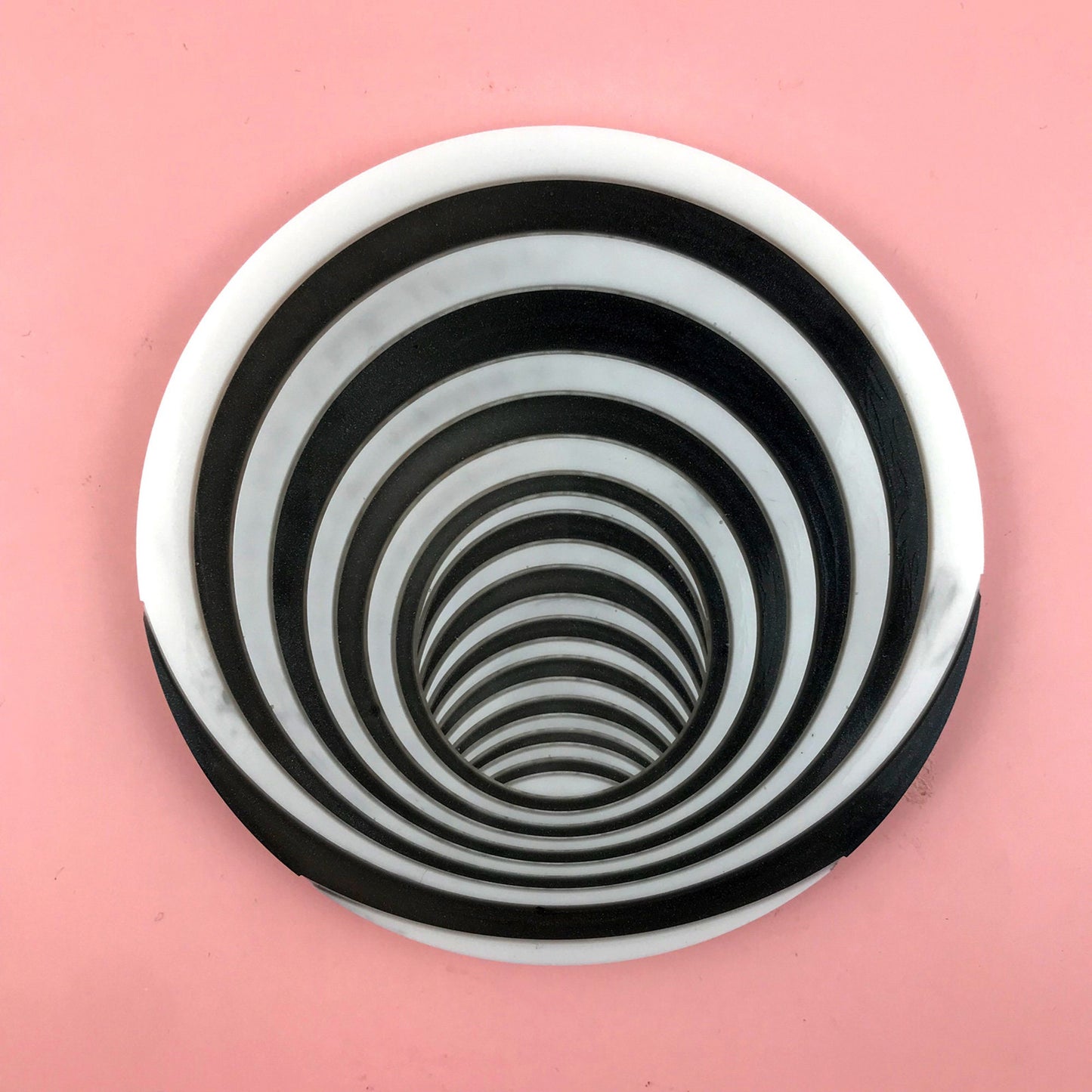 Resin Coaster Mould, Optical Illusion Spiral Coaster Mould, Vortex Resin Coaster Mould, DIY Epoxy Resin Homeware Silicone Mold