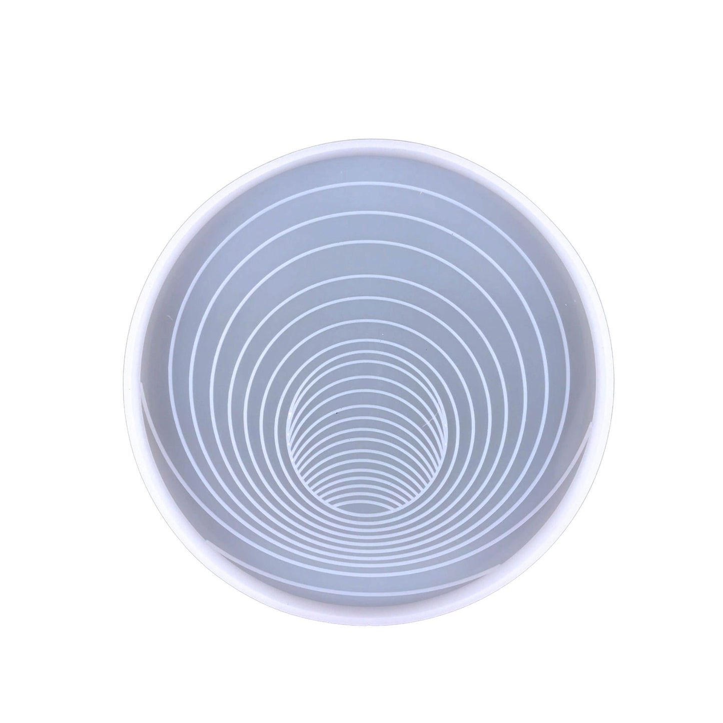 Resin Coaster Mould, Optical Illusion Spiral Coaster Mould, Vortex Resin Coaster Mould, DIY Epoxy Resin Homeware Silicone Mold
