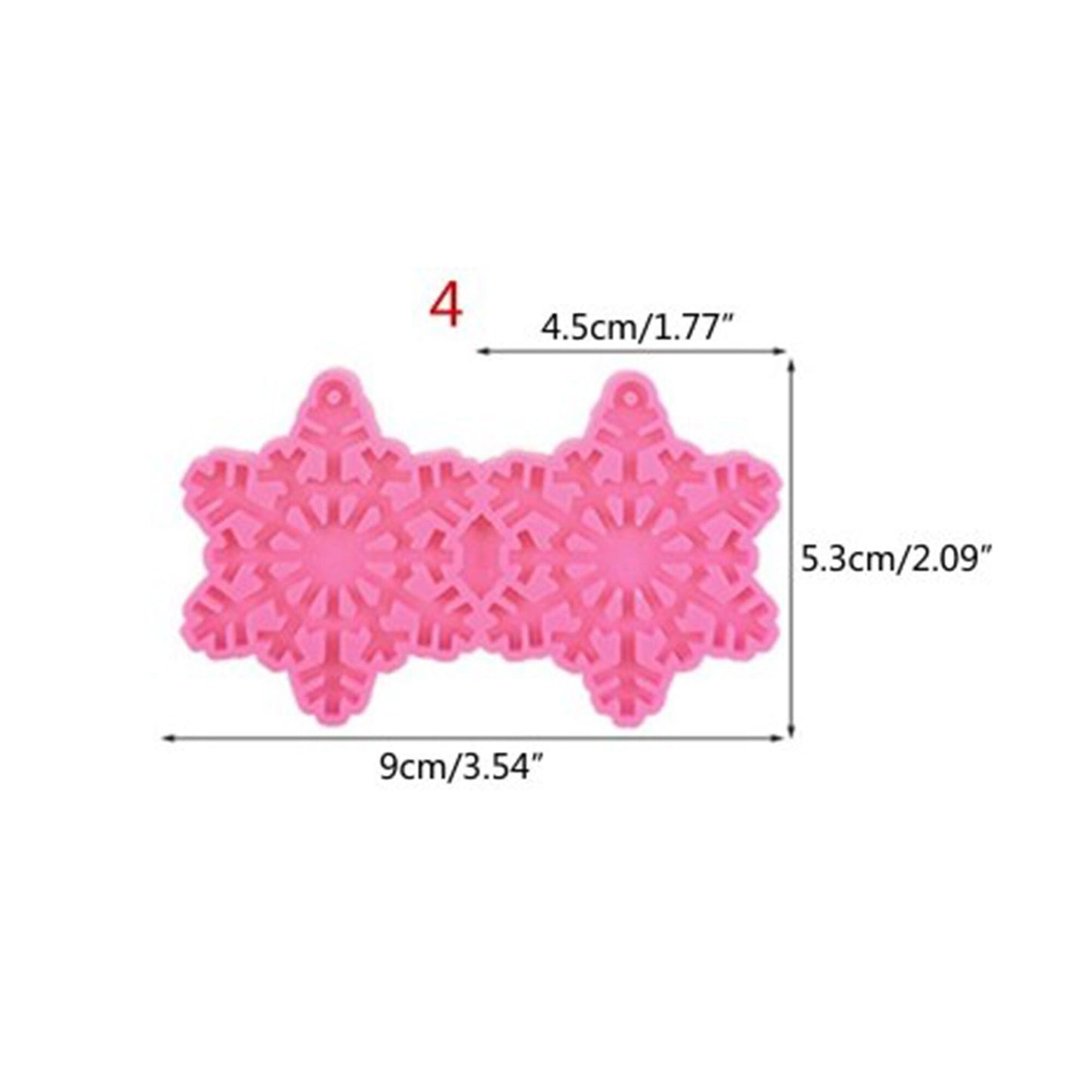 Snowflake Earring Silicone Mold, Snowflake Epoxy Resin Earring Mold, Christmas Jewellery Mould, Snowflake Winter Mold, Resin Supplies