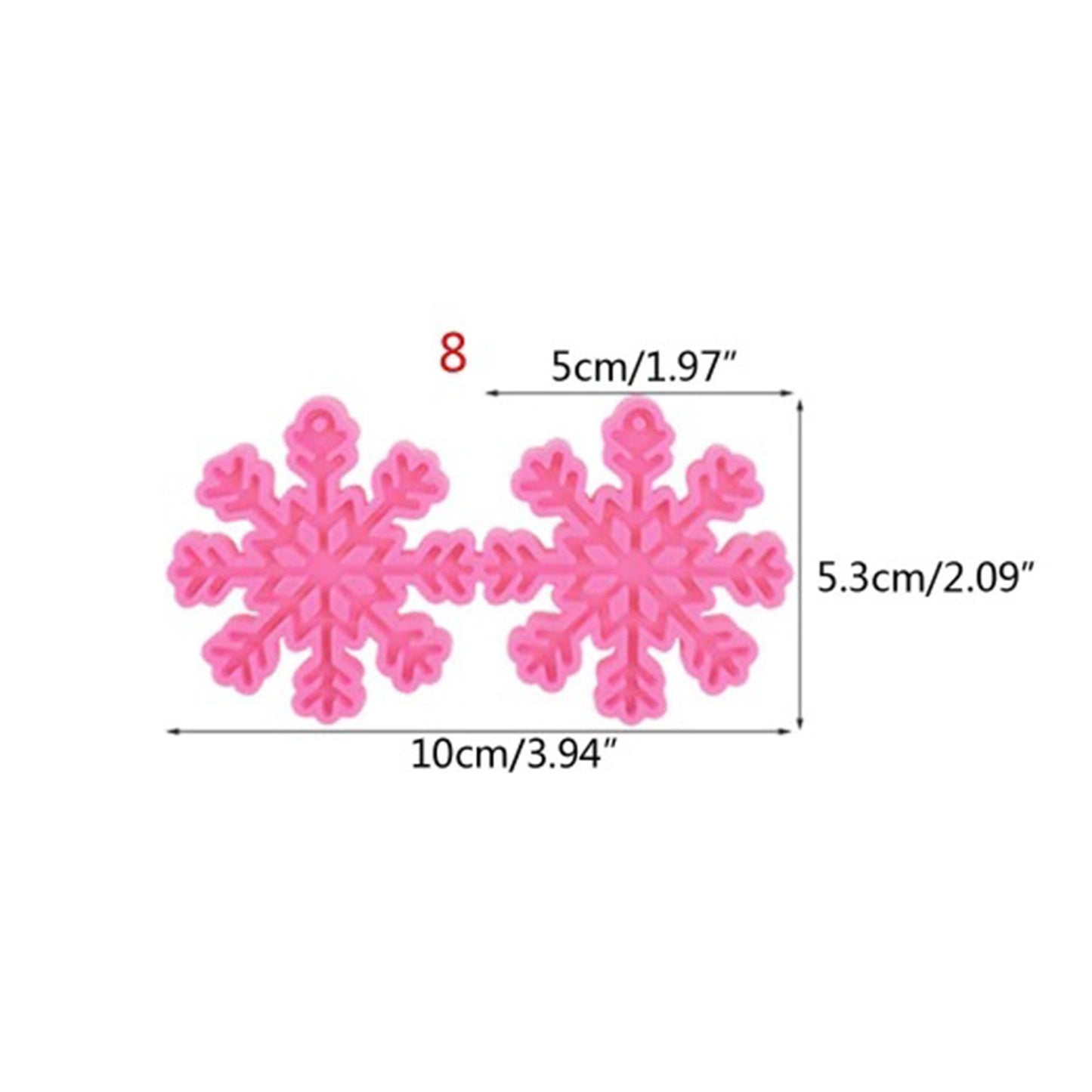 Snowflake Earring Silicone Mold, Snowflake Epoxy Resin Earring Mold, Christmas Jewellery Mould, Snowflake Winter Mold, Resin Supplies