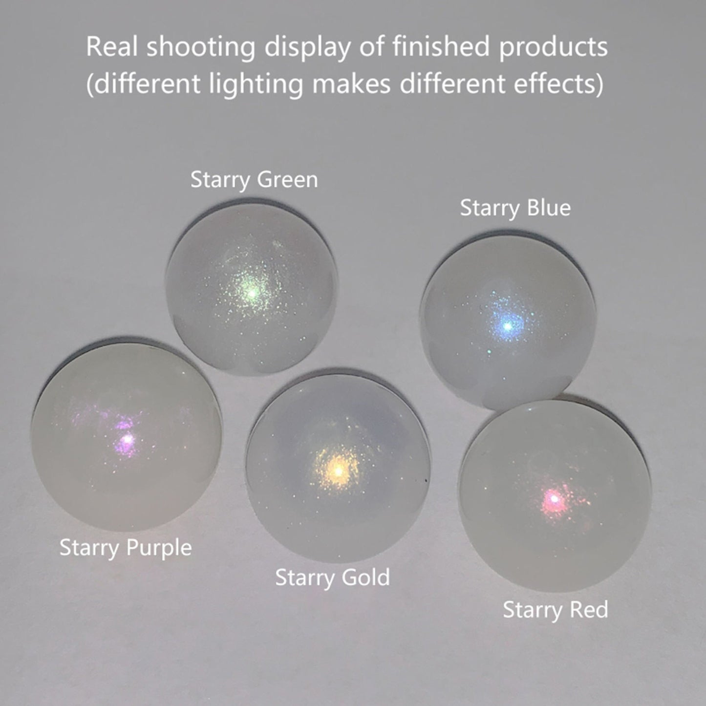 Starry Sky Resin Pigment, 10ml Sparkly Interference Resin Color, Highly Concentrated Colourant, Epoxy UV Resin Dye, Arts & Crafts Colors