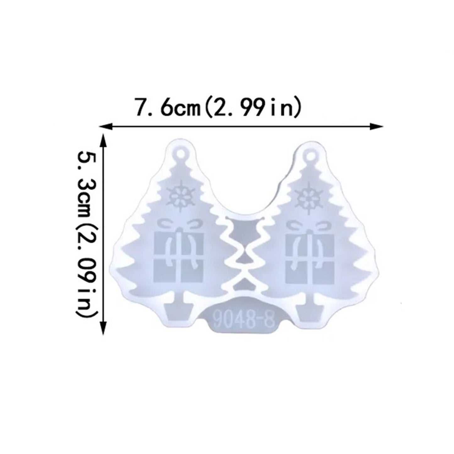Christmas Tree Earrings Silicone Mould, UV Resin, Epoxy Resin Earring Mold, Christmas Tree Jewellery Mould, Winter Earrings, Resin Supplies