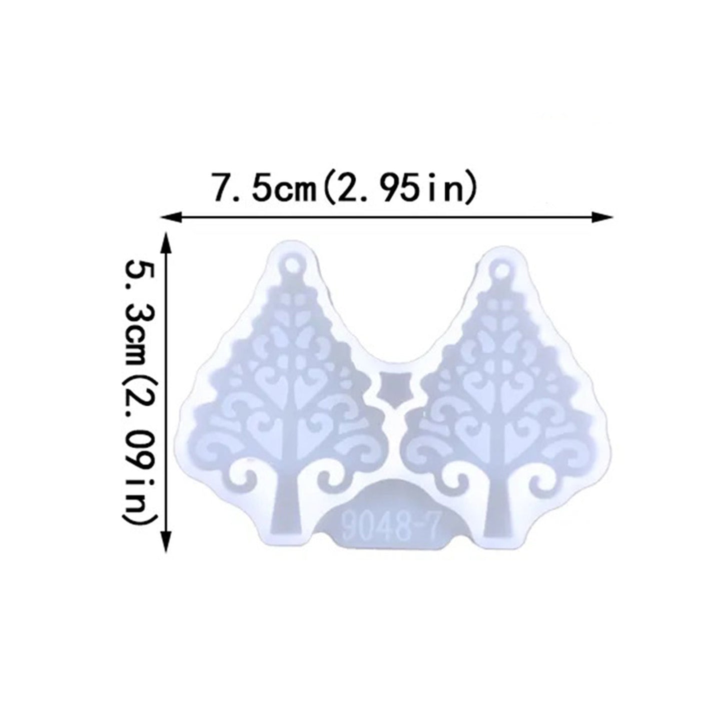 Christmas Tree Earrings Silicone Mould, UV Resin, Epoxy Resin Earring Mold, Christmas Tree Jewellery Mould, Winter Earrings, Resin Supplies