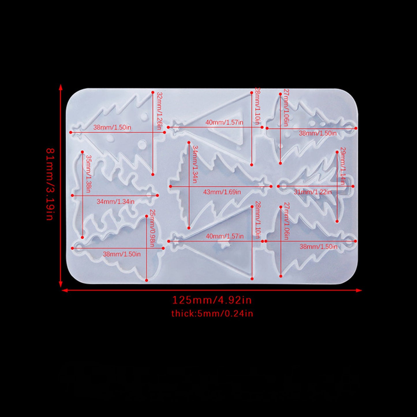 Christmas Tree Pendant Silicone Mould, Christmas Earrings Mold, Christmas Tree Earring Mold, Snowman Jewellery Polymer Clay Tool, DIY Molds