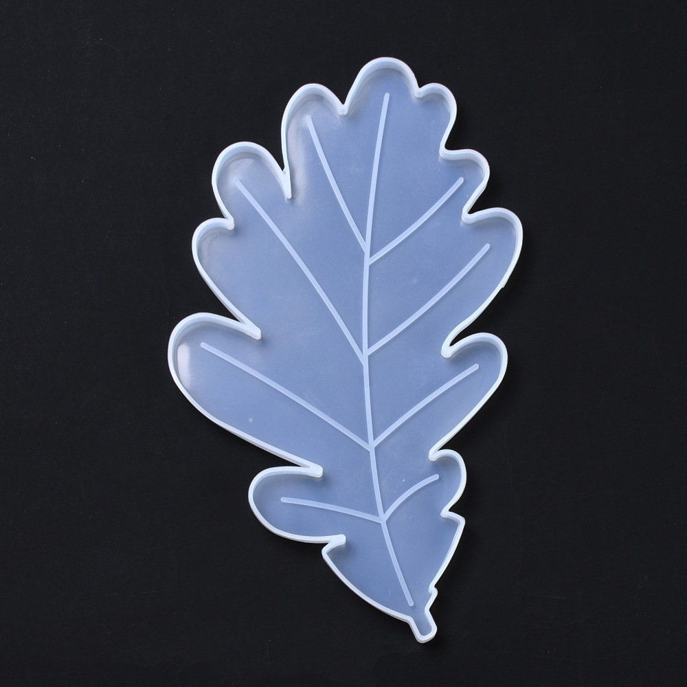 Oak Leaf Coaster Mould, Large Oak Coaster Silicone Mold, Fall Leaf Coaster Resin Molds, Leaf Mold, Autumn Leaf Moulds, Resin Supplies