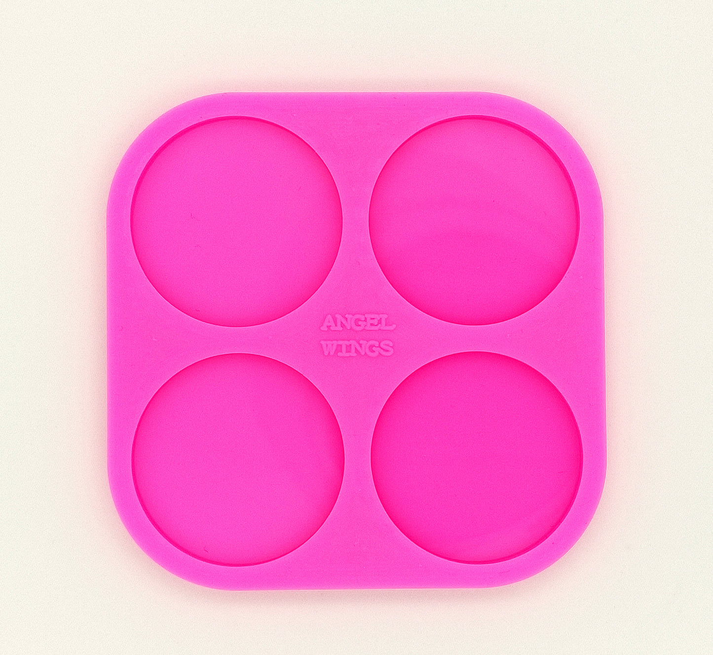 Circle Shape Silicone Mould, Epoxy Resin Pendant Mold, 3.8 cm diameter for each circle
