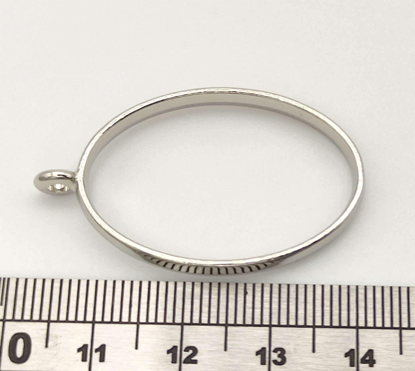 10 pcs Open Back Oval Resin Bezel Jewellery pendant