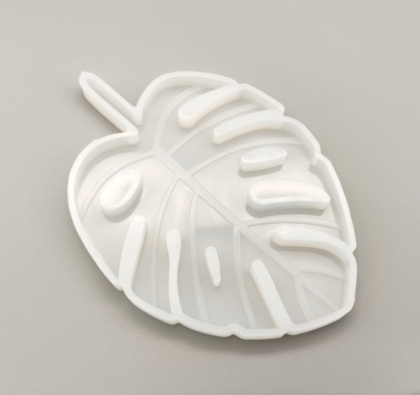 Small Monstera Leaf Coaster Mould, Palm Leaf Coaster Silicone Mold, Monstera Leaf Tray Resin Mold, Leaf Dish Mold, Monstera Leaf Plate Mould