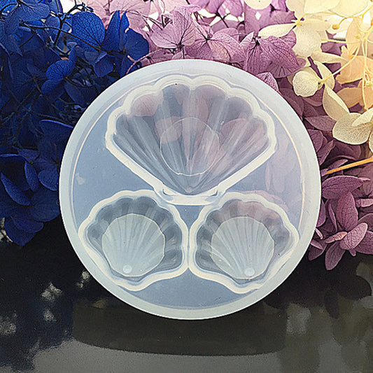 Seashell Silicone Mould Pendant/Earring Silicone Mould, Seashell Earring Epoxy Resin Pendant Mold, UV Resin Mold