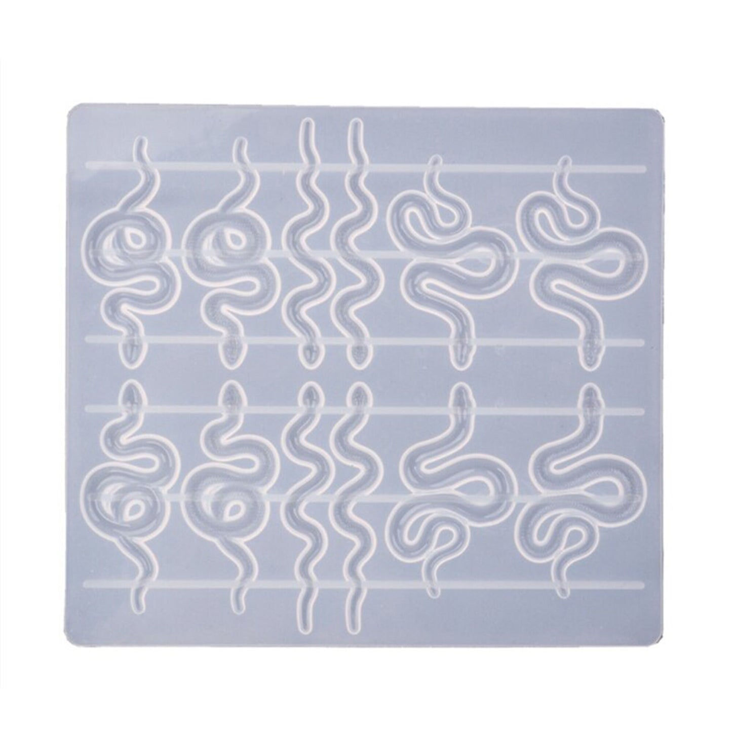 Snake Earring Silicone Mould, Snakes Earring Epoxy Resin Pendant Mold, Snake Earring Jewellery Polymer Clay Tool