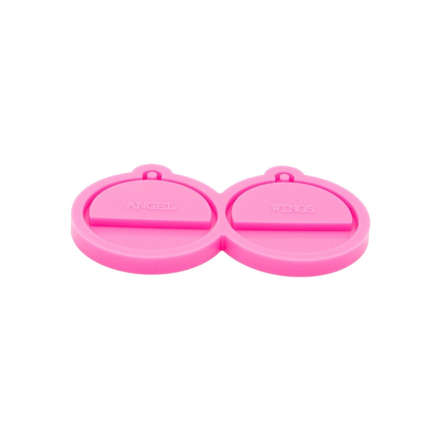 Semicircle Earring Silicone Mold, Epoxy Resin Pendant Mould,  Circle Earring Mould, Pink Earring Mould, Round Jewellery Mold, DIY Epoxy Mold