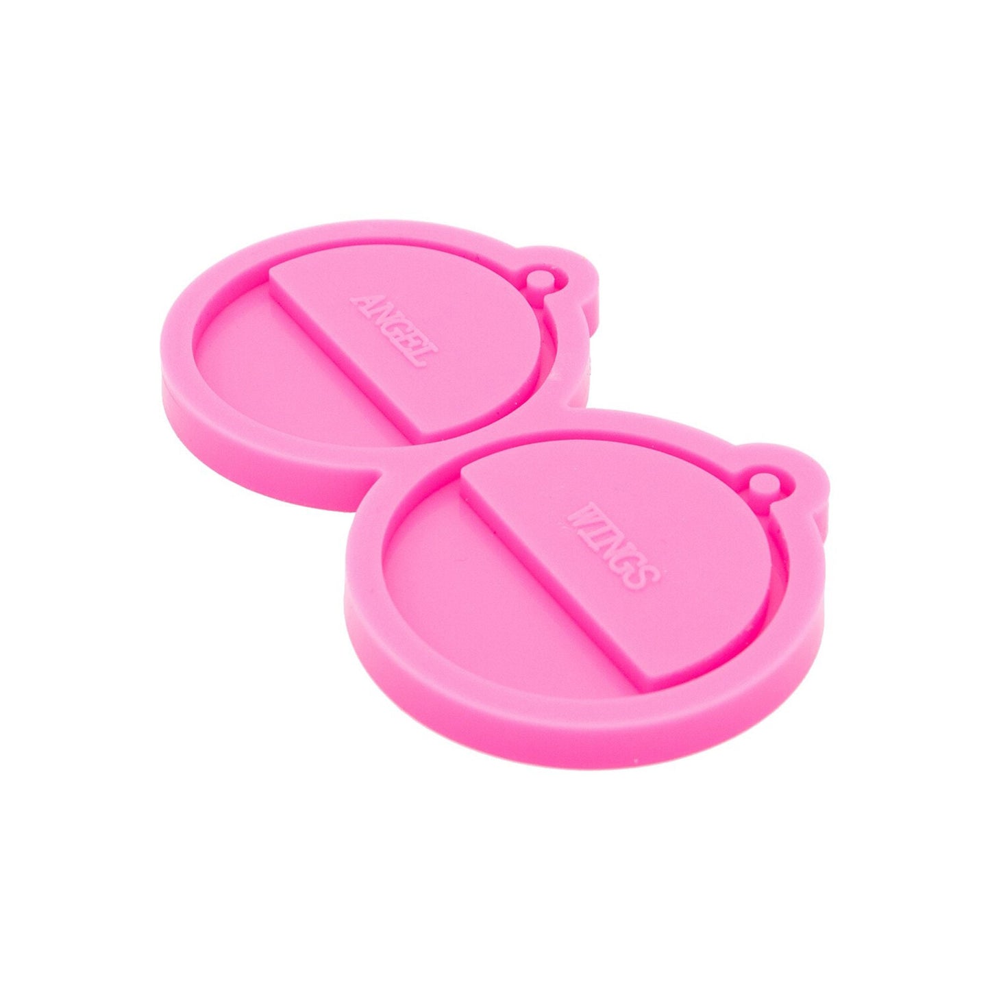 Semicircle Earring Silicone Mold, Epoxy Resin Pendant Mould,  Circle Earring Mould, Pink Earring Mould, Round Jewellery Mold, DIY Epoxy Mold
