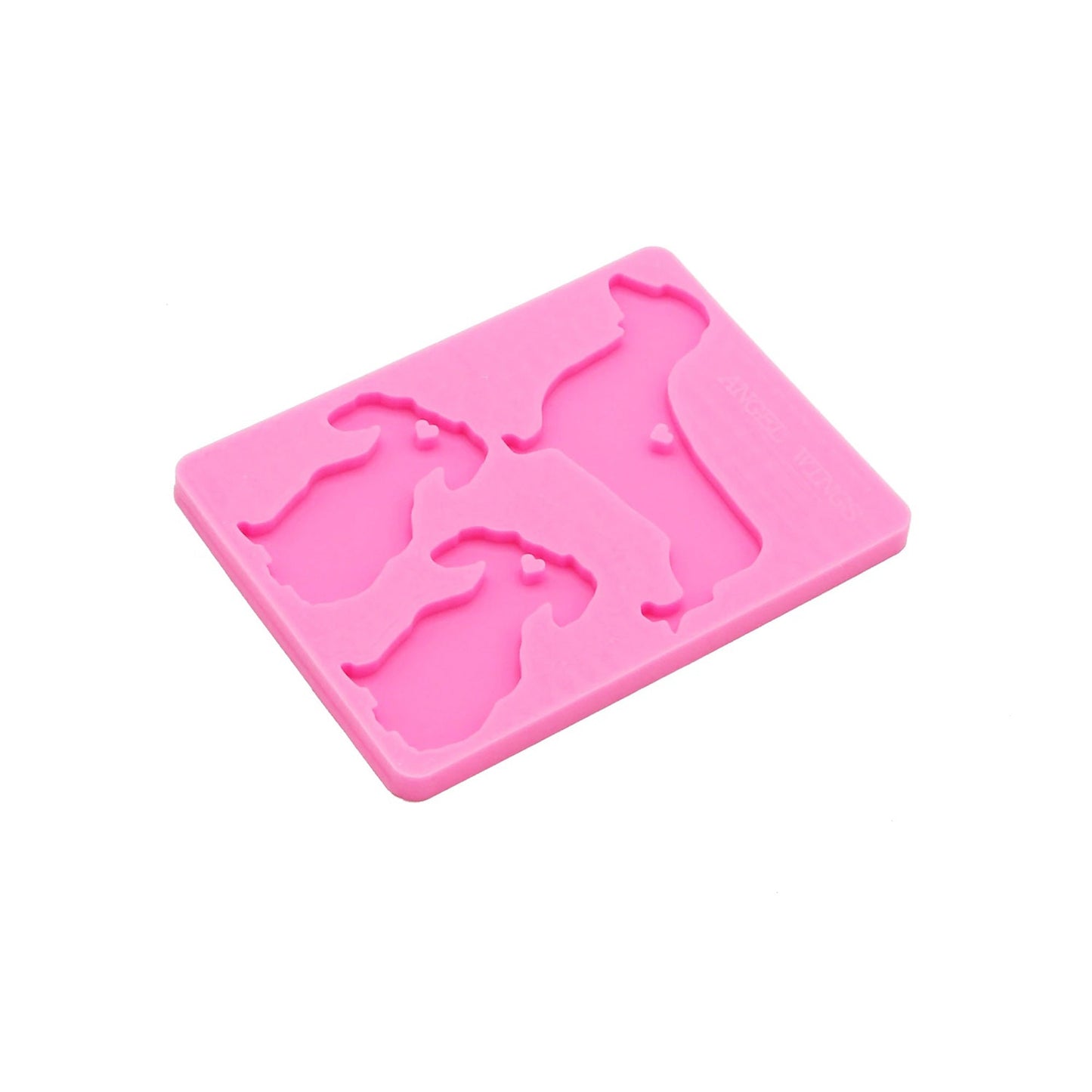 Sausage Dog Keychain Silicone Mould, Epoxy Resin Pendant Mold, Dachshund Dog Keychain Mold, Polymer Clay Jewellery Mold, Shiny Keychain Mold