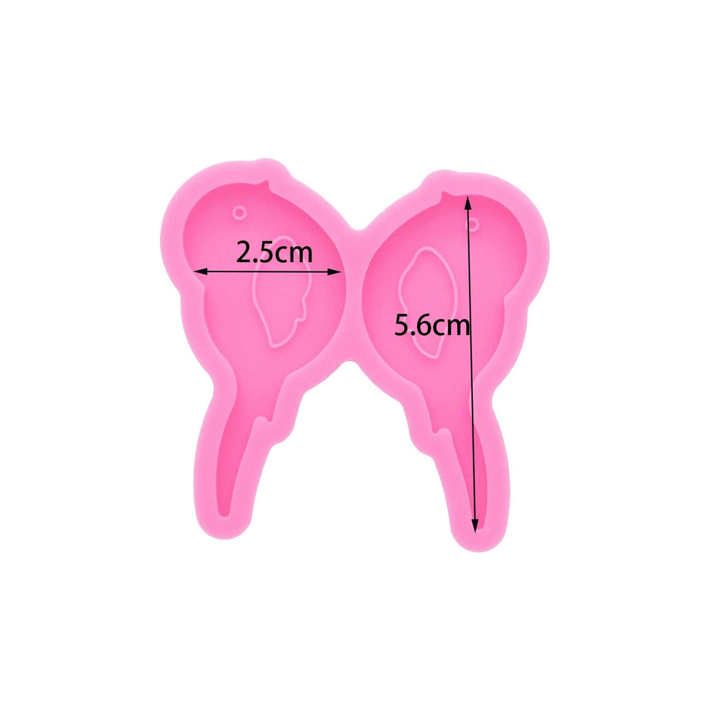 Birds Earring Silicone Mould for Resin, Jewellery Silicone Mold, Bird Epoxy Resin Pendant Mold, Polymer Clay Mold, Resin Supplies