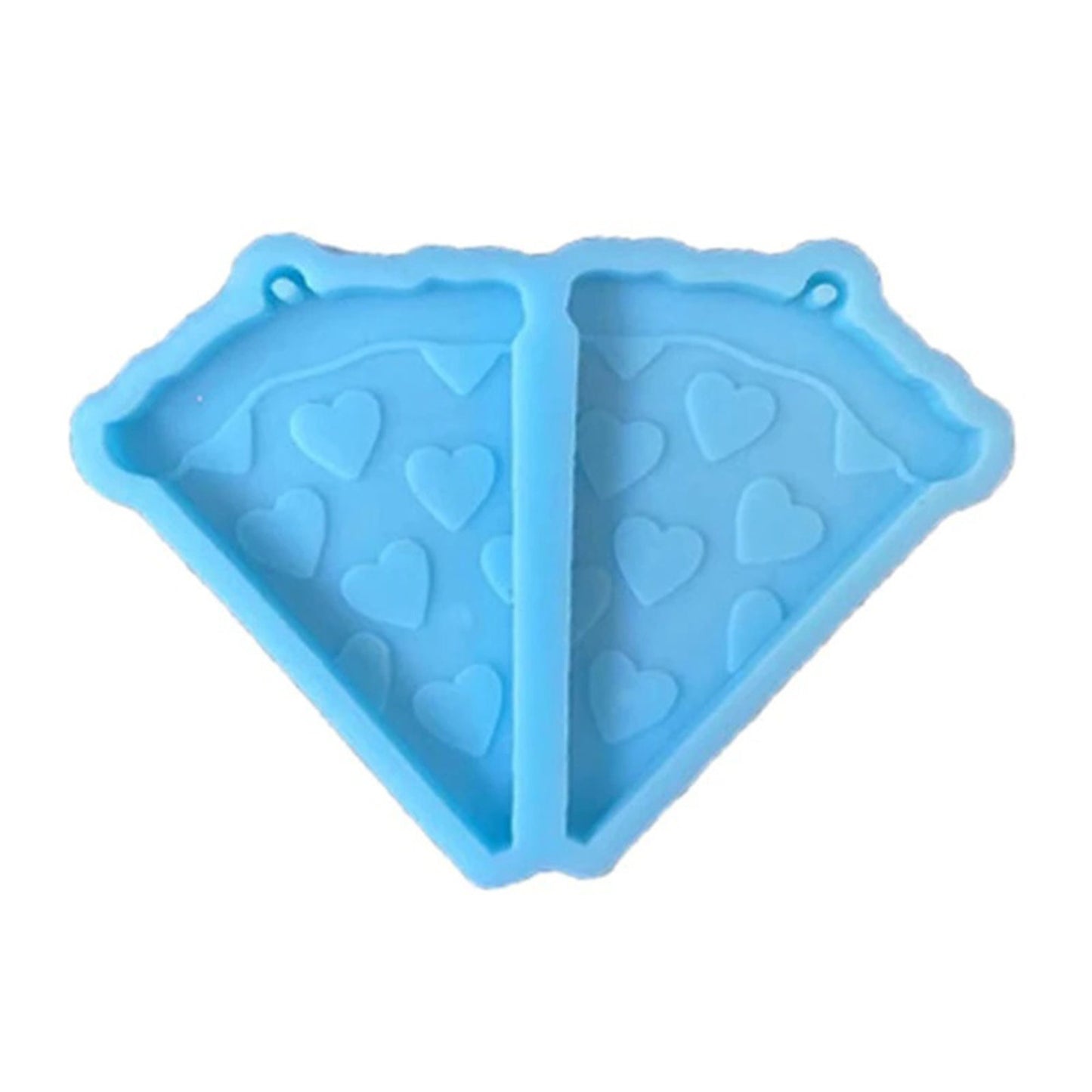 Pizza Earrings Silicone Mould, Pizza Slices Epoxy Resin Pendant Mold, Cute Pizza Earrings Mould, Food Charm DIY Craft Molds