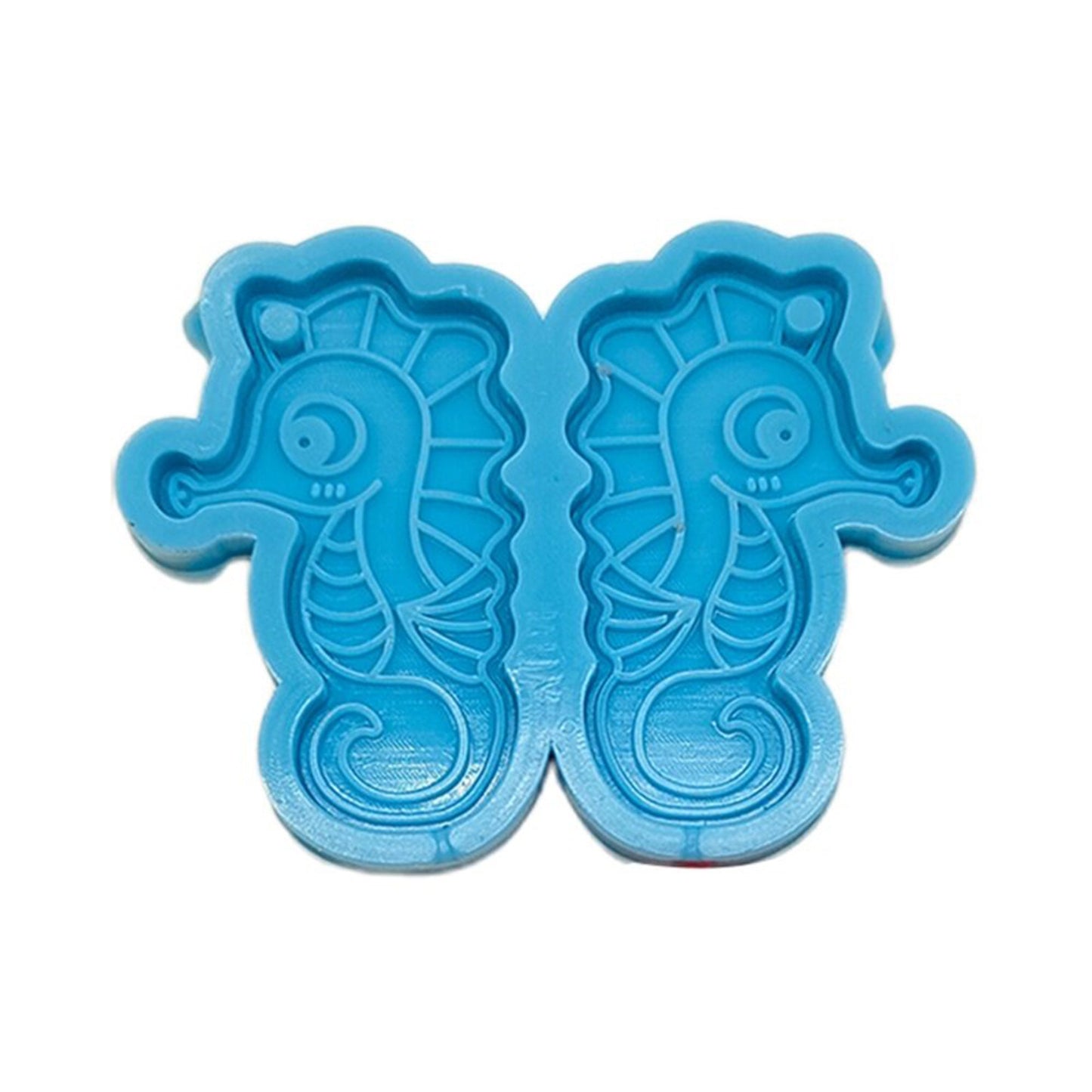 Seahorse Earring Silicone Mould, Epoxy Resin Pendant Mould, Sealife Earrring Mold, Sea Horse Resin Silicone Mold, Resin Supplies