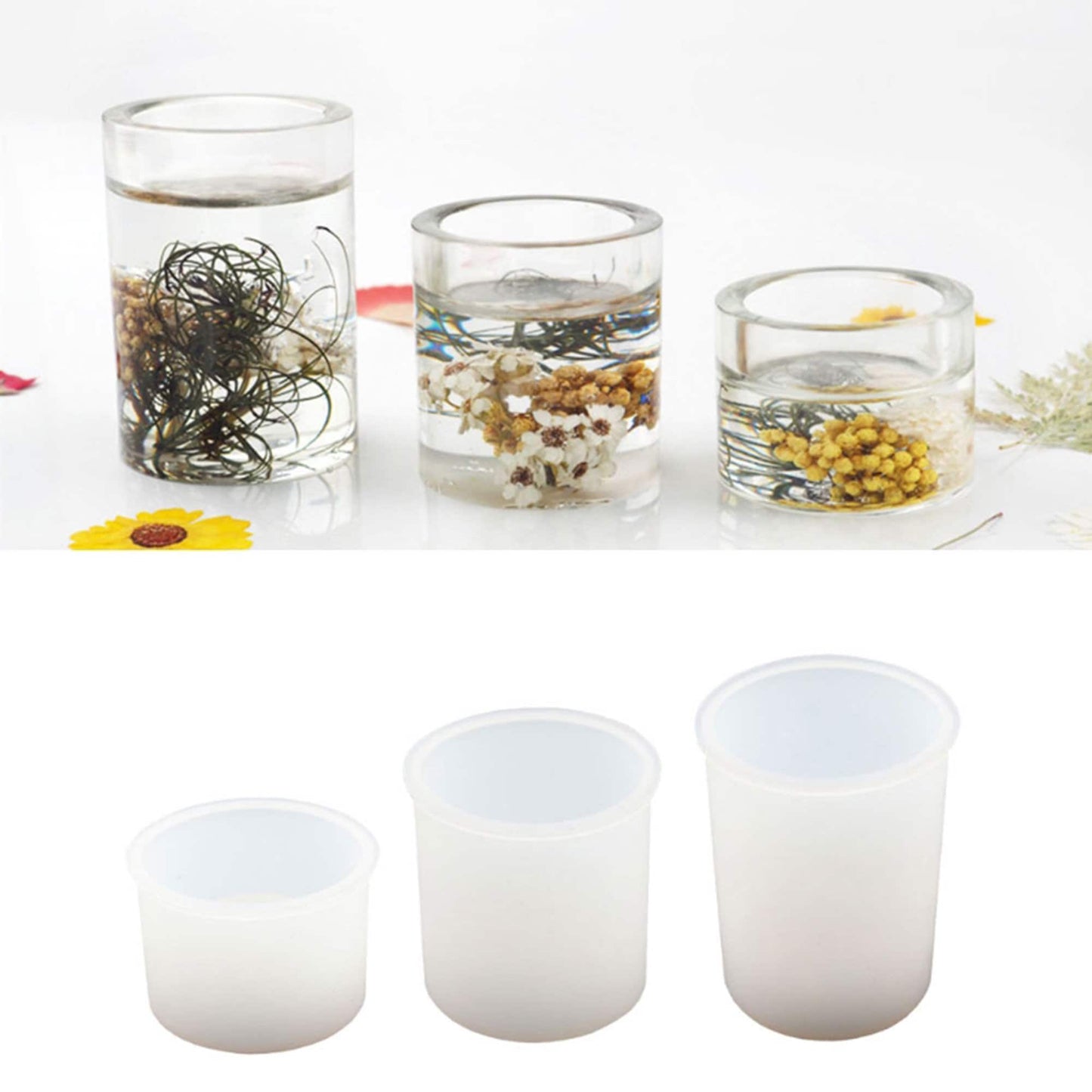 Candle Holder Silicone Mould, Tea Light Holder Mold, Pillar Candle Holder Resin Mold, Epoxy Art Mold, Jesmonite Mould, Resin Supplies