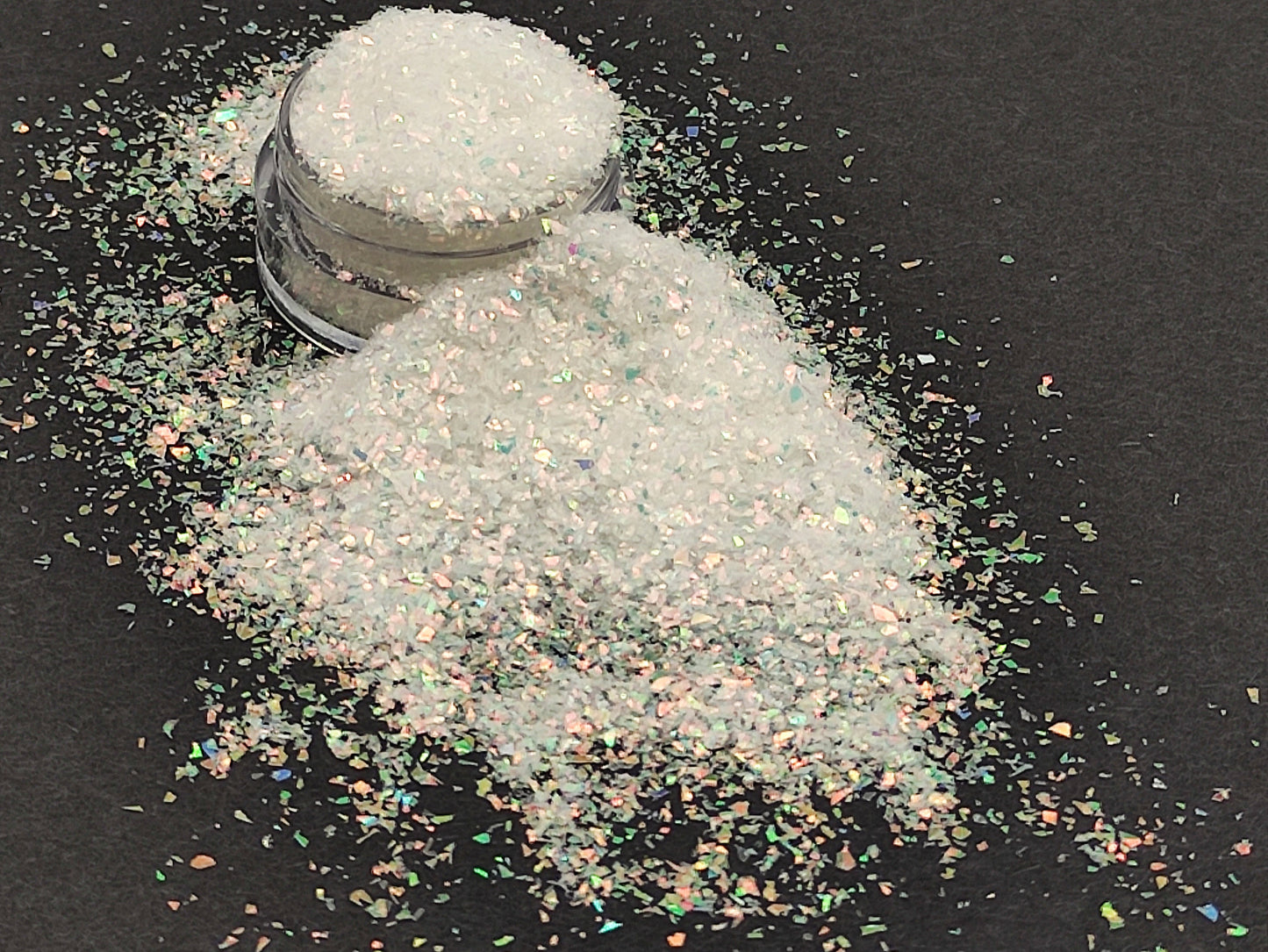 Iridescent Glitter Flakes, Iridescent Translucent Cellophane Glitter Flakes, Resin Supplies, Craft Supplies, Nail Art Glitter