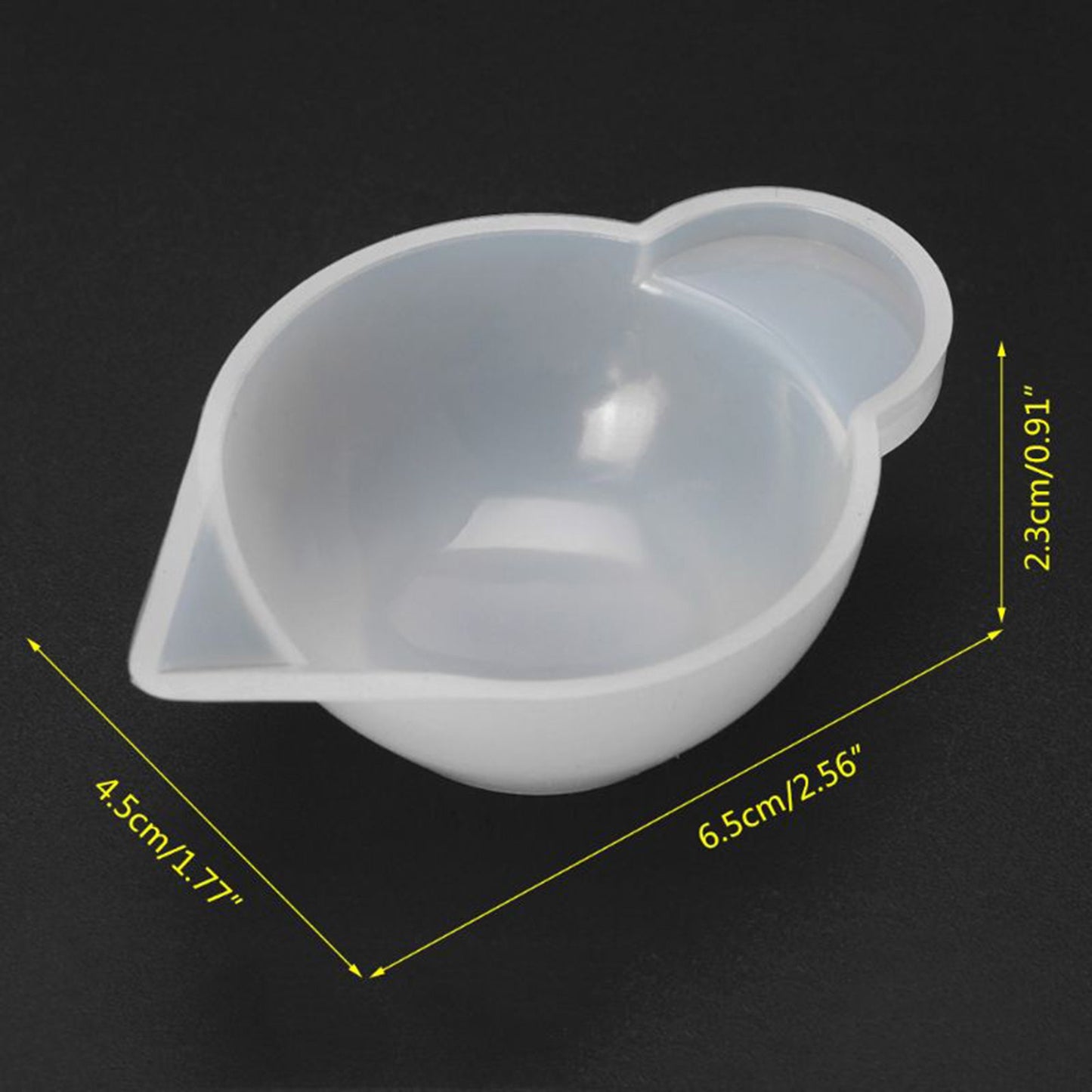Silicone Mixing Cup, Set of 5 Reusable Resin Epoxy Mixing Cups, Resin Tool, Reusable Silicone Cup, Colour Mixing Pot, Dispensing Cup