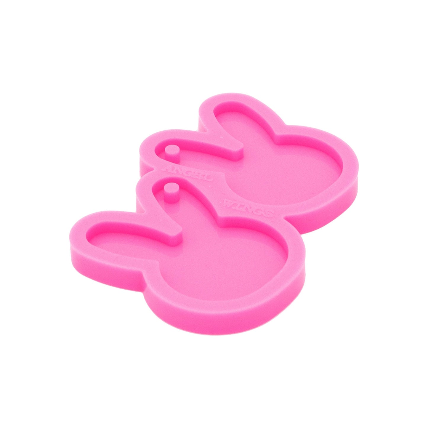 Bunny Earring Silicone Mold, Rabbit Epoxy Resin Pendant Mold, Animal Statement Earrings Mould, Craft Supplie Earring Mold, Resin Supplies