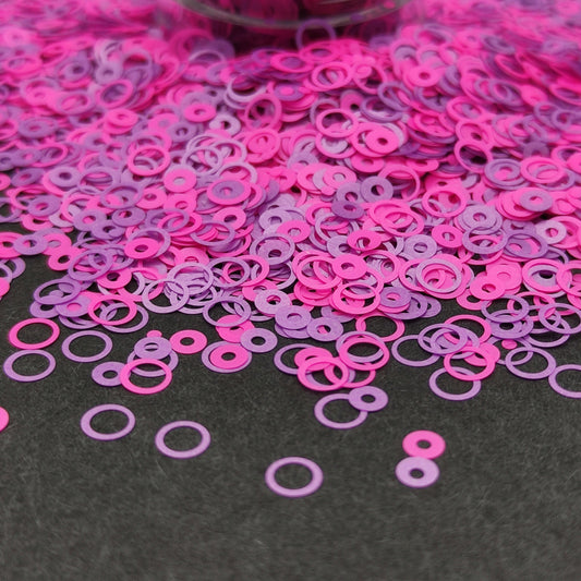 Fluorescent Colourful Circles Glitter, Circle Neon Nail Art Glitter, Fluorescence Nail Glitter, Resin Supplies, Neon Rainbow Glitter