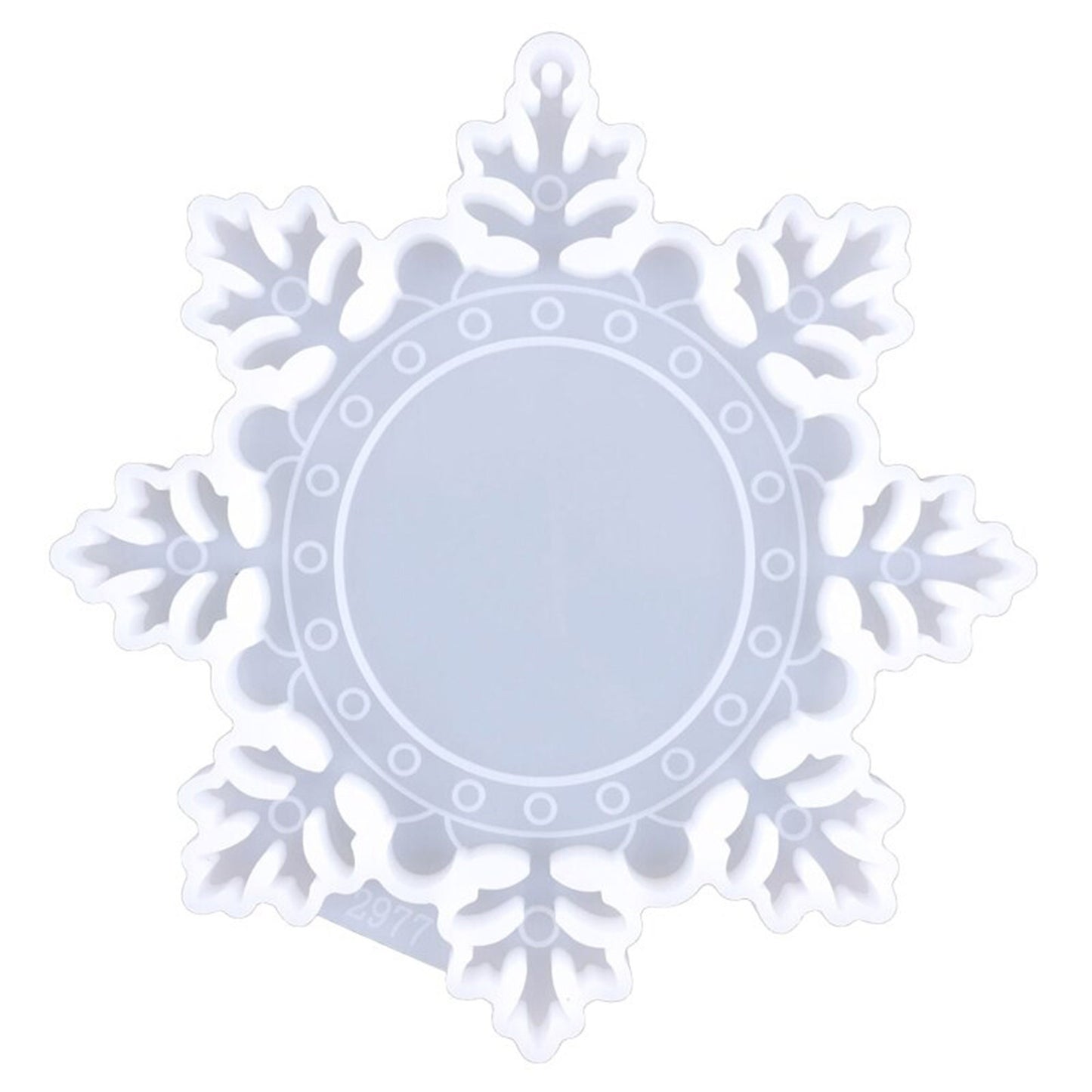 Snowflake Photo Frame Christmas Tree Decoration Silicone Mould, Christmas Epoxy Resin Mold, Silicone Resin Mould, Resin Supplies