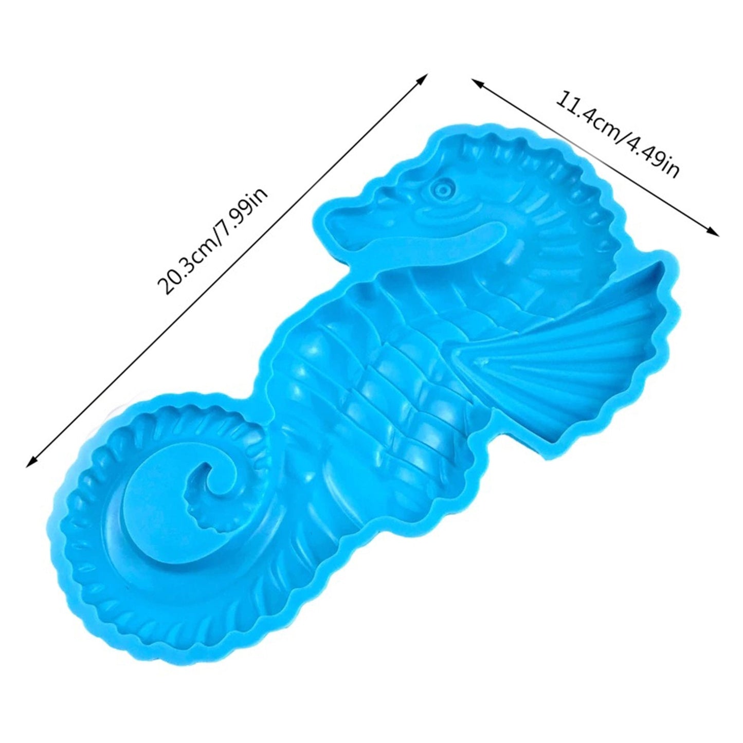 Seahorse Wallhanging Silicone Mould, Sea Horse Jesmonite Casting Mold, Seahorse Home Wall Decoration Mould, Resin Supplies