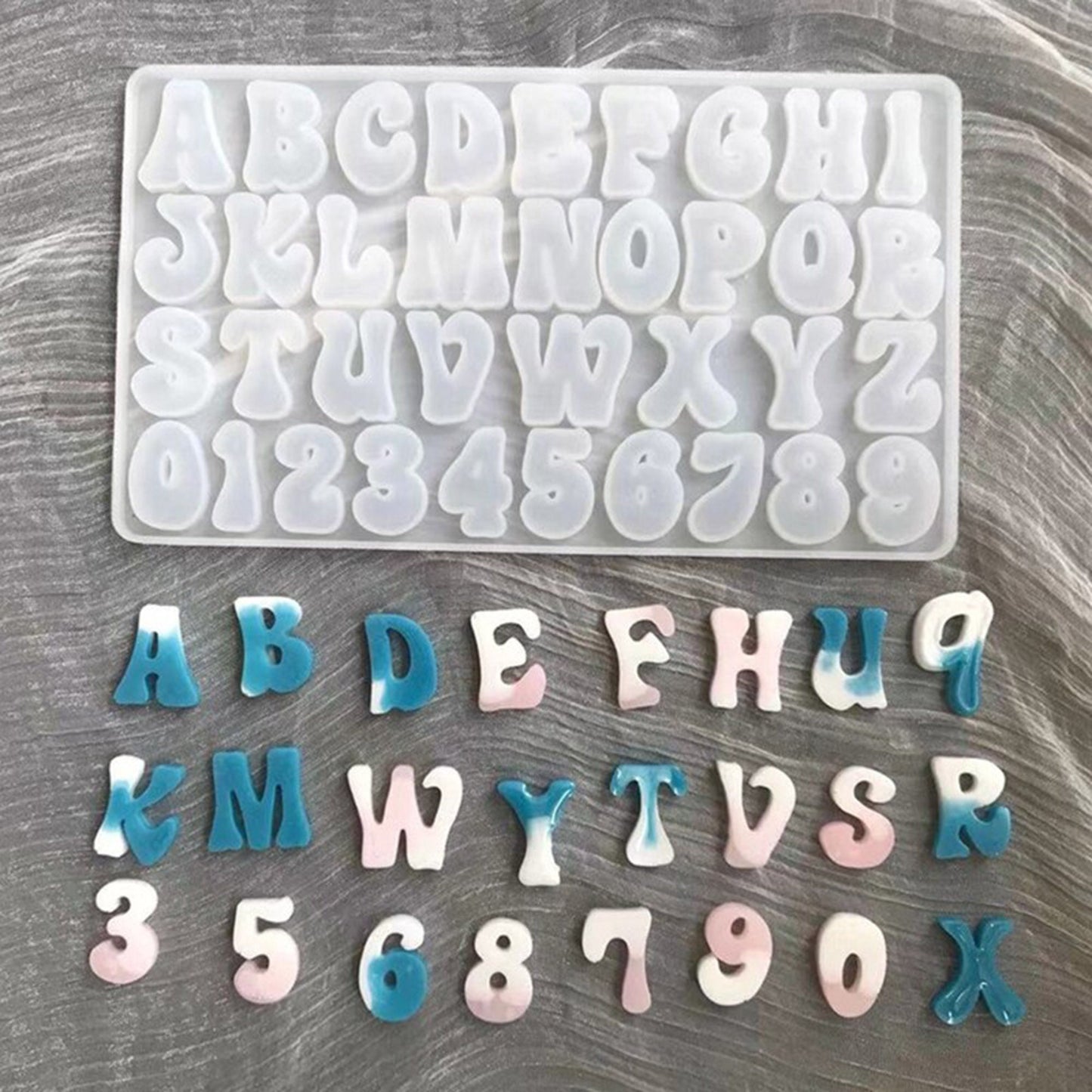 Small Alphabet Letter Mould, Letters Pendant Mold, Jewelry Letter Pendant Silicone Moulds, DIY Epoxy Resin Jewellery Making, UV Resin Mould