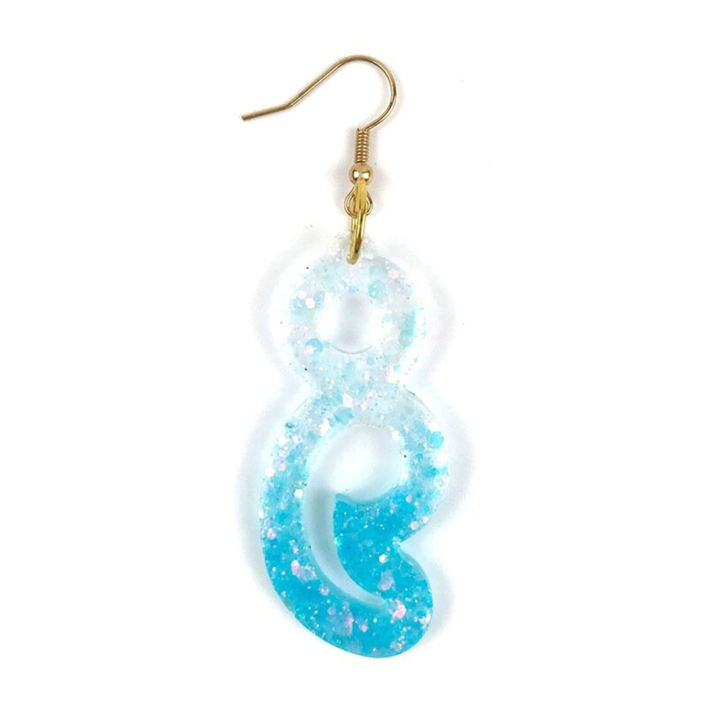 Semicolon Silicone Earrings Mould, Mental Health Awareness Silicone Earring Mold, Suicide Awareness Epoxy UV Resin Jewellery Pendant Mold
