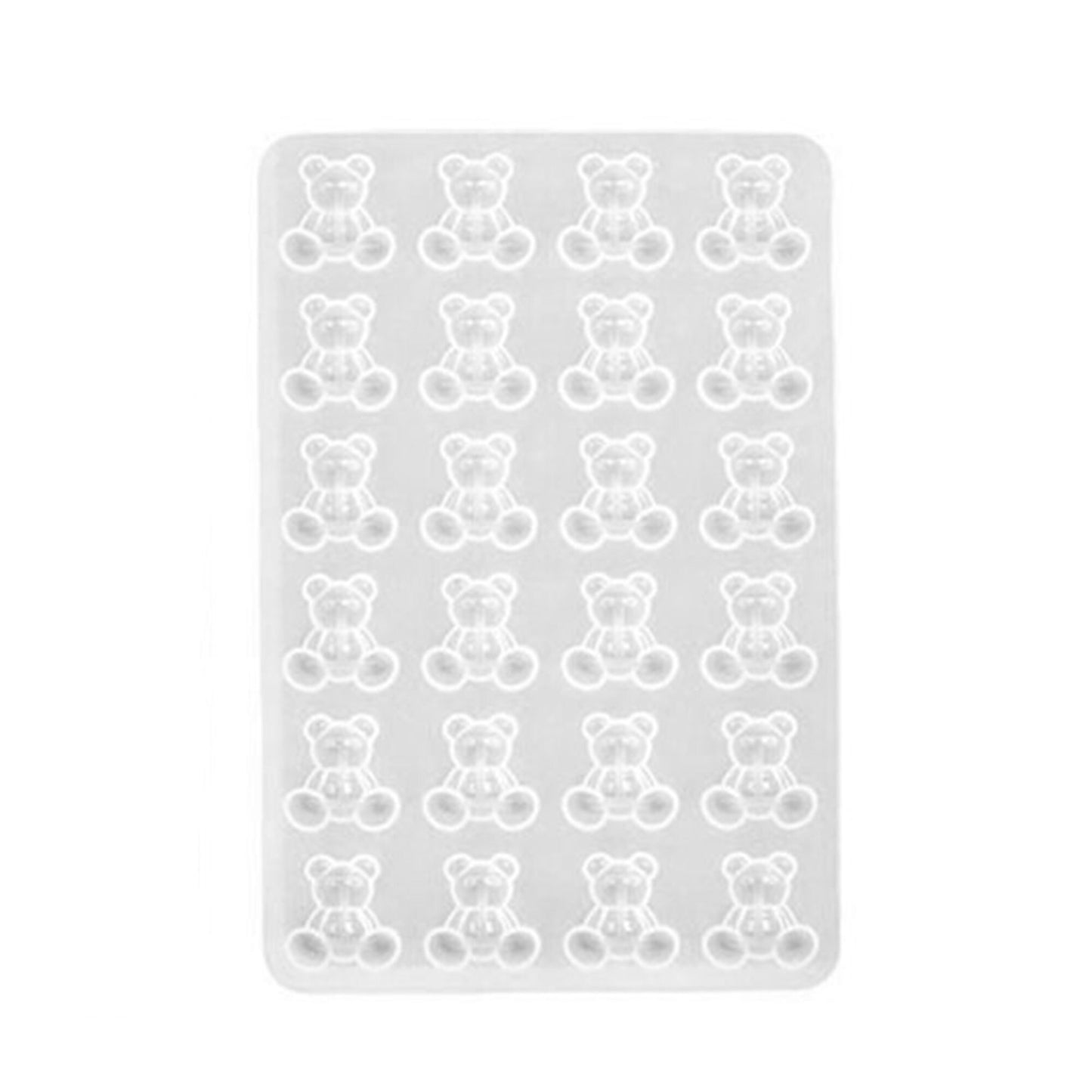 Teddy Bear Silicone Mould, Bear Epoxy Resin Pendant Mold, Earring Jewellery Polymer Clay Tool, Silicone Mould for Epoxy Resin or UV resin