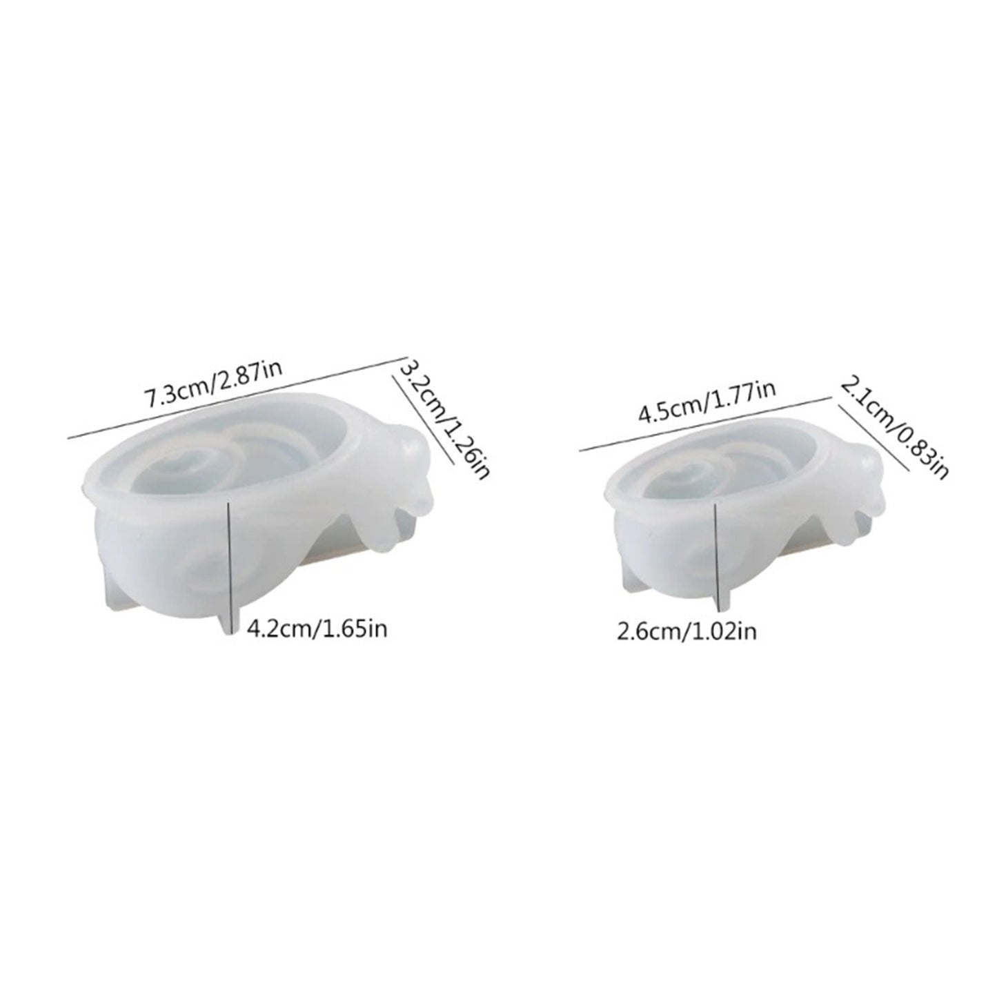 Snail Silicone Mould, 3D Snail Mold, Snail Home Decoration Mould, Resin Supplies