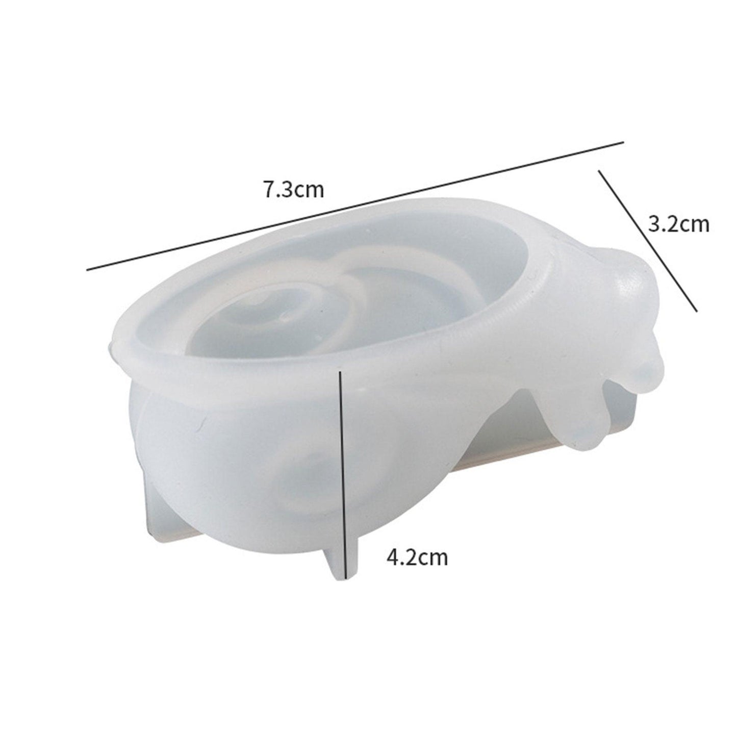 Snail Silicone Mould, 3D Snail Mold, Snail Home Decoration Mould, Resin Supplies