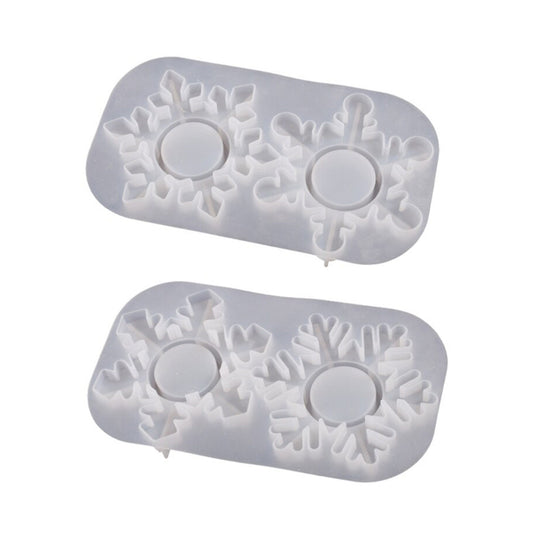 Snowflake Tea Light Holder Silicone Mold, Candle Holder Mould, Tea Light Mould, Winter Tealight Holder Mold, Tealight Mold, Resin Supplies