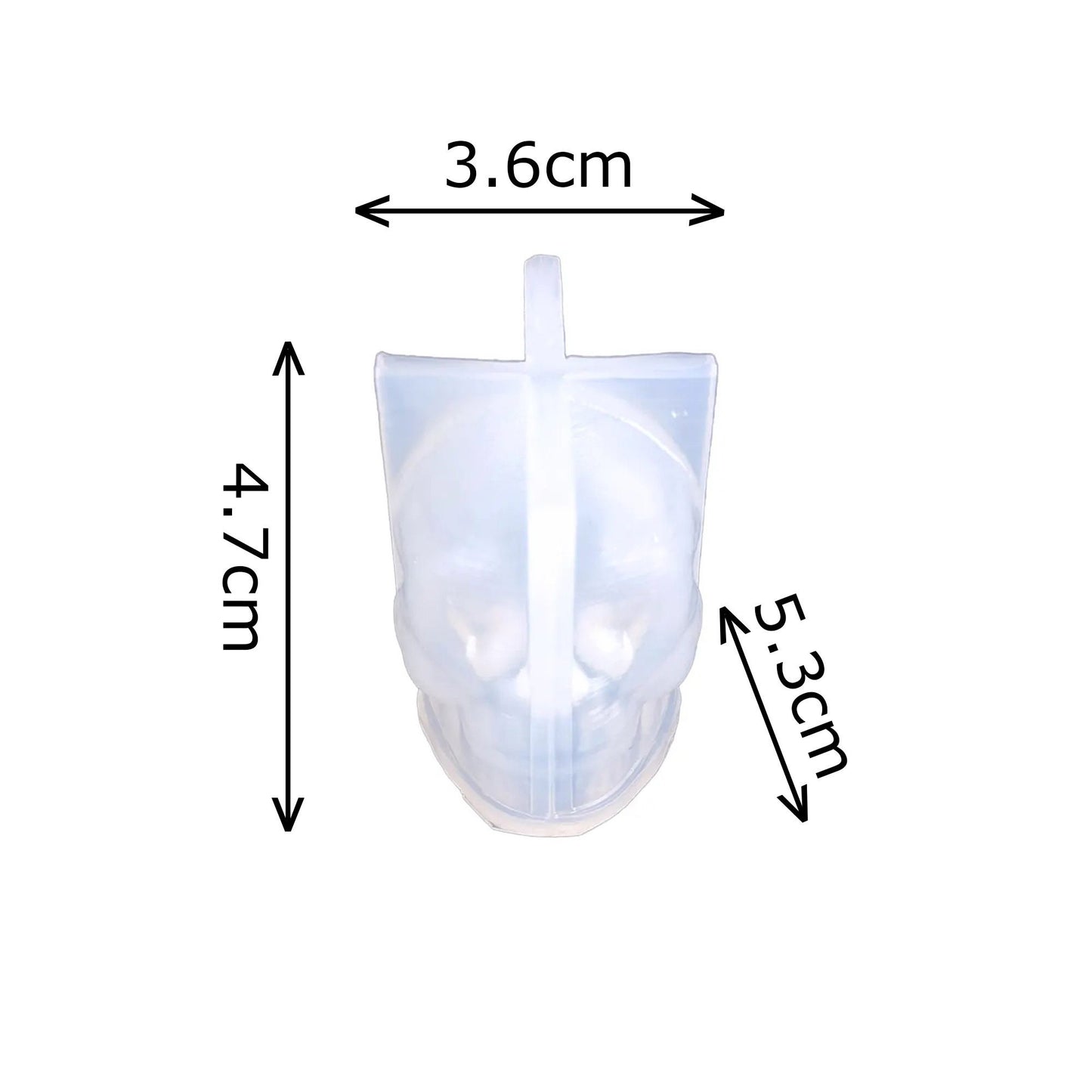Skull Silicone Mould, Small Skull Epoxy Resin Mold, 3D Skull Pendant Mould, DIY Resin Art, Skeleton Mold, Halloween Mould, Resin Supplies