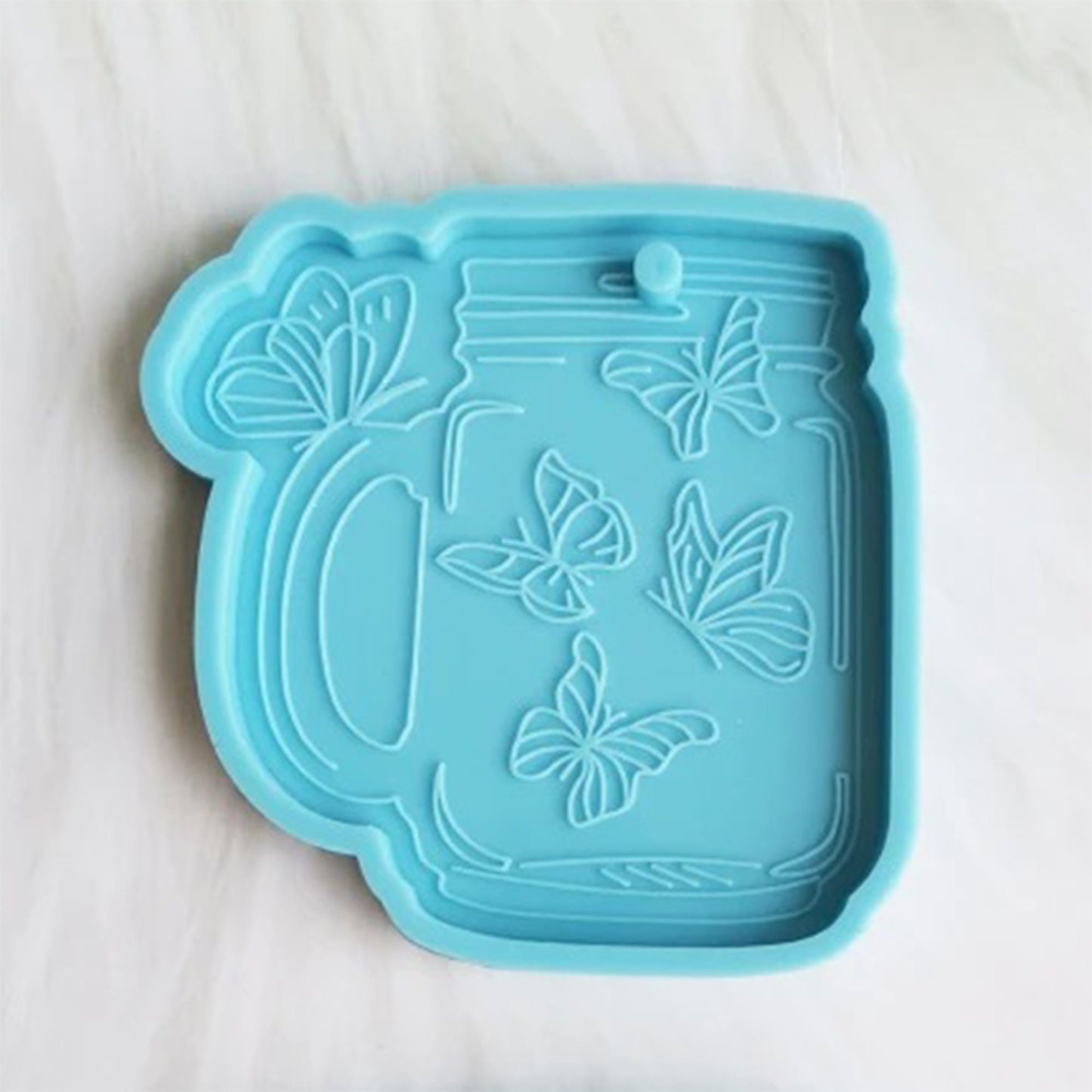 Butterfly Keychain Silicone Mould, Butterfly Epoxy Resin Pendant Mold, Butterflies Keyring Mould, Charm DIY Craft Molds, Jesmonite Mould