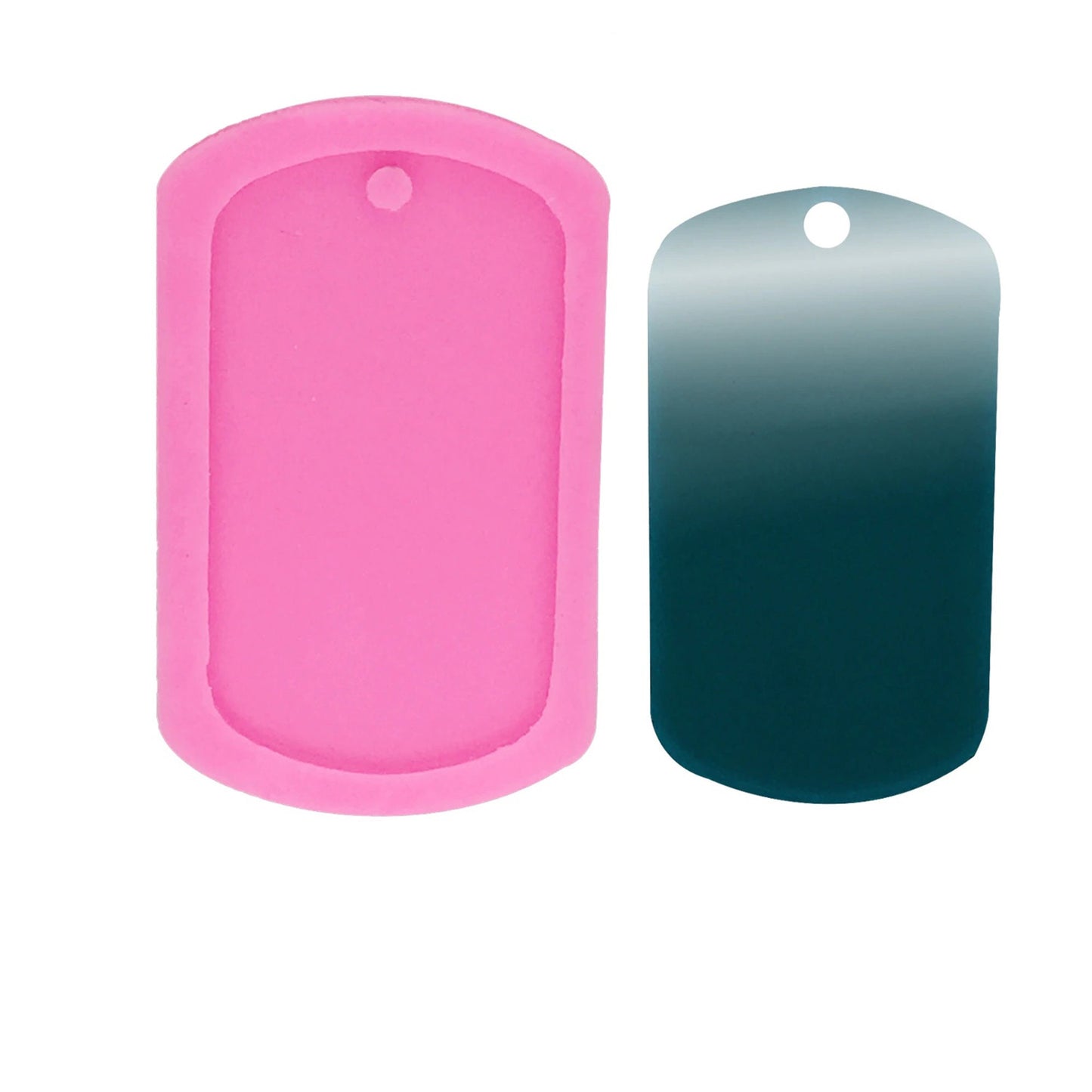 Small Dog Tag Keychain Silicone Mold, Epoxy Resin Pendant Mold, Pet Tag, Bone Keyring Mould, Bone Shape Silicone Mold