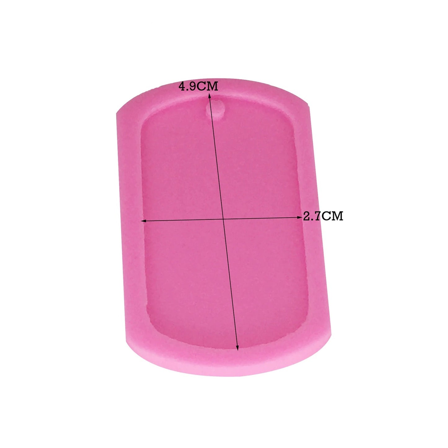 Small Dog Tag Keychain Silicone Mold, Epoxy Resin Pendant Mold, Pet Tag, Bone Keyring Mould, Bone Shape Silicone Mold